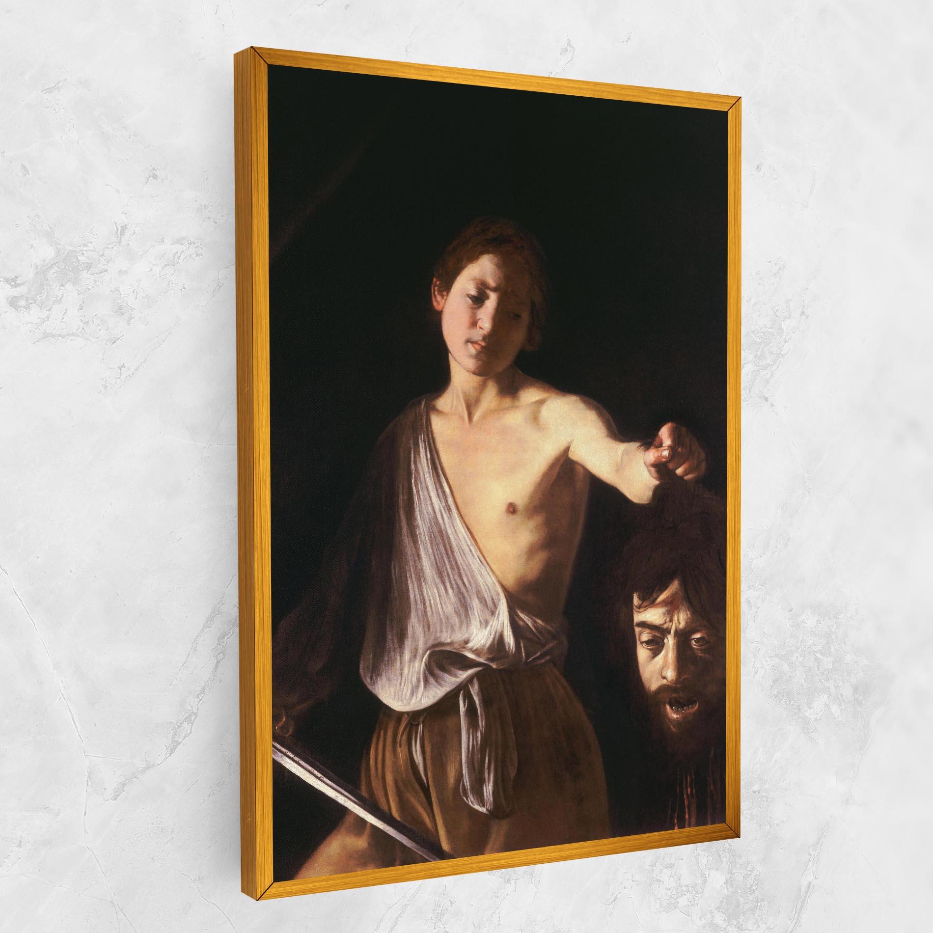 Tablou Canvas David With The Head Of Goliath mockup 1