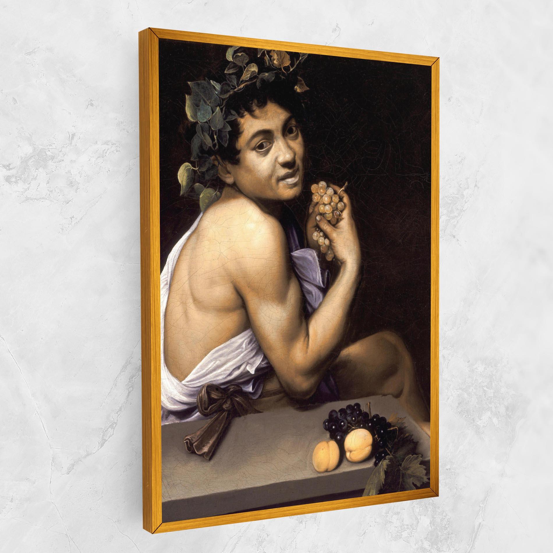 Tablou Canvas Young Sick Bacchus mockup 1