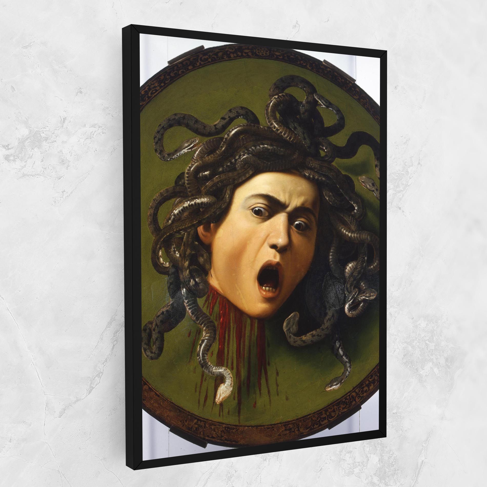 Caravaggio Medusa mockup 1
