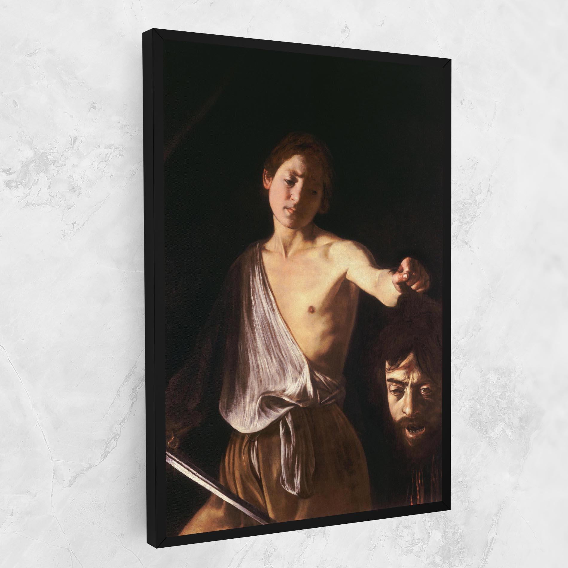 Tablou Canvas David With The Head Of Goliath mockup 1