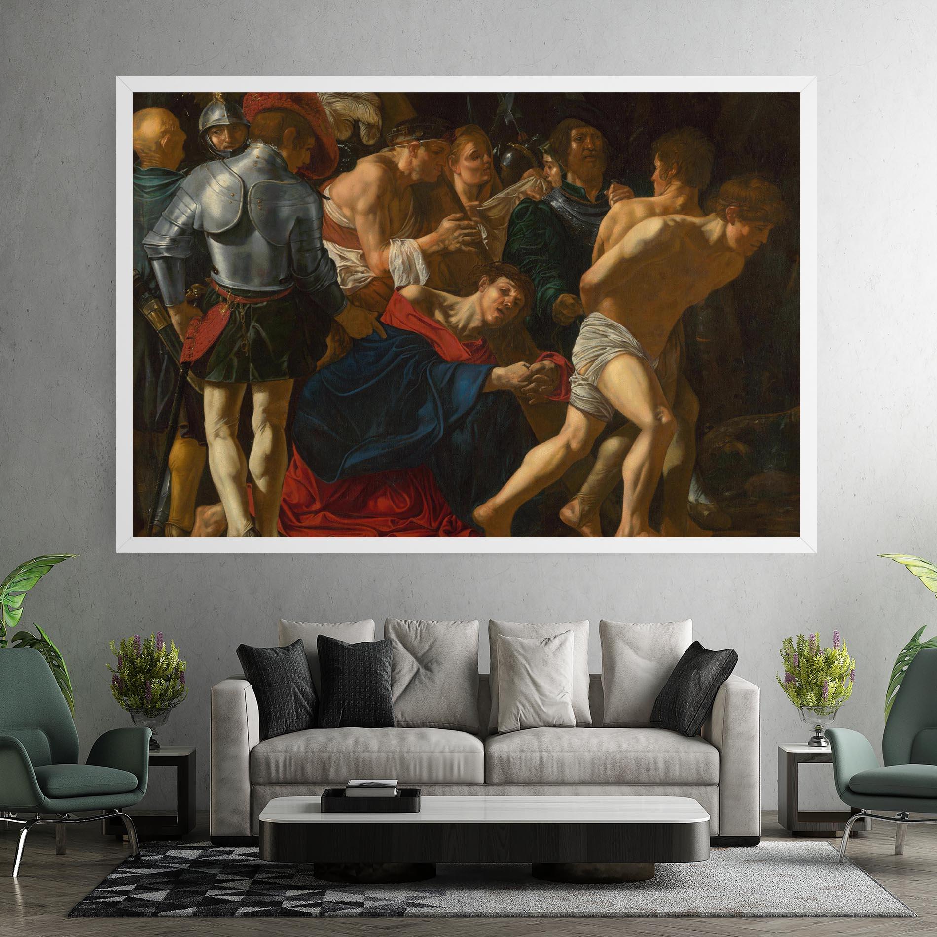 Tablou Canvas Fall Of Christ Calvary mockup 7