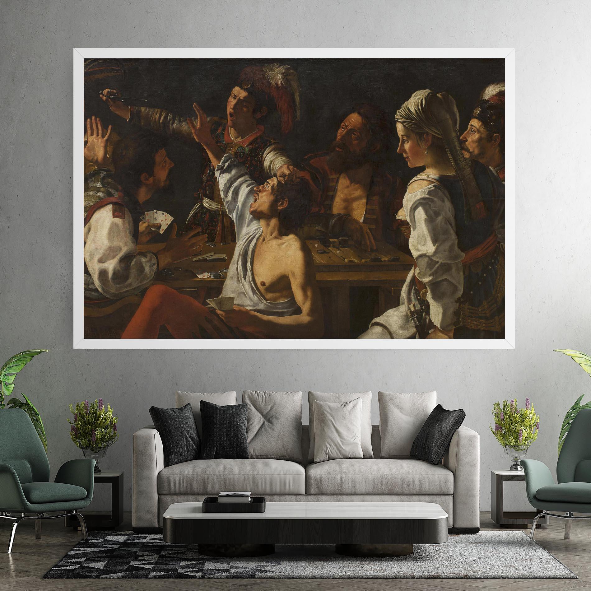 Tablou Canvas Rombouts Backgammon mockup 7