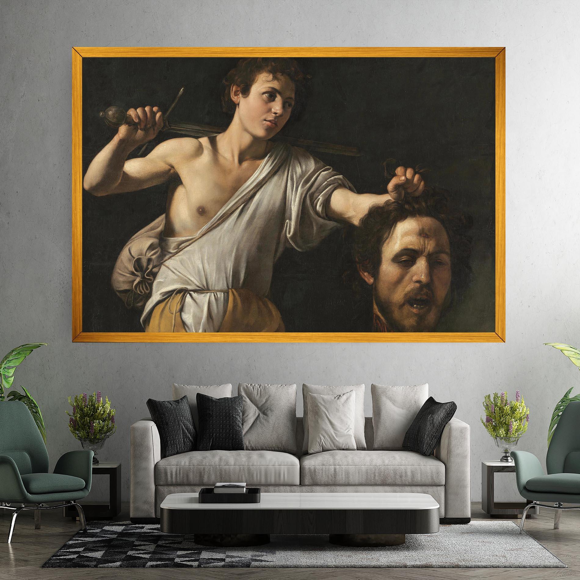 Tablou Canvas The Head Of Goliath mockup 7