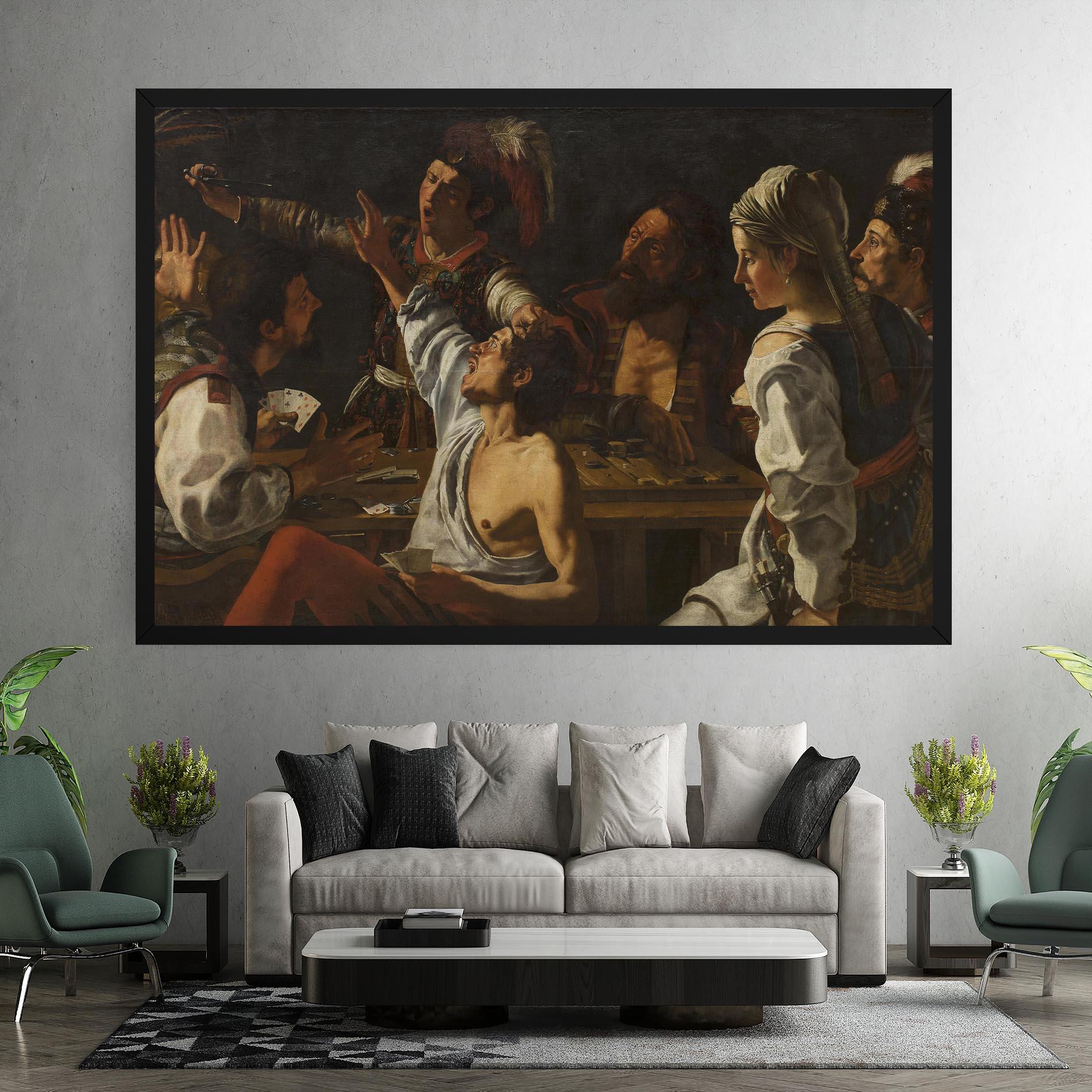 Tablou Canvas Rombouts Backgammon mockup 7