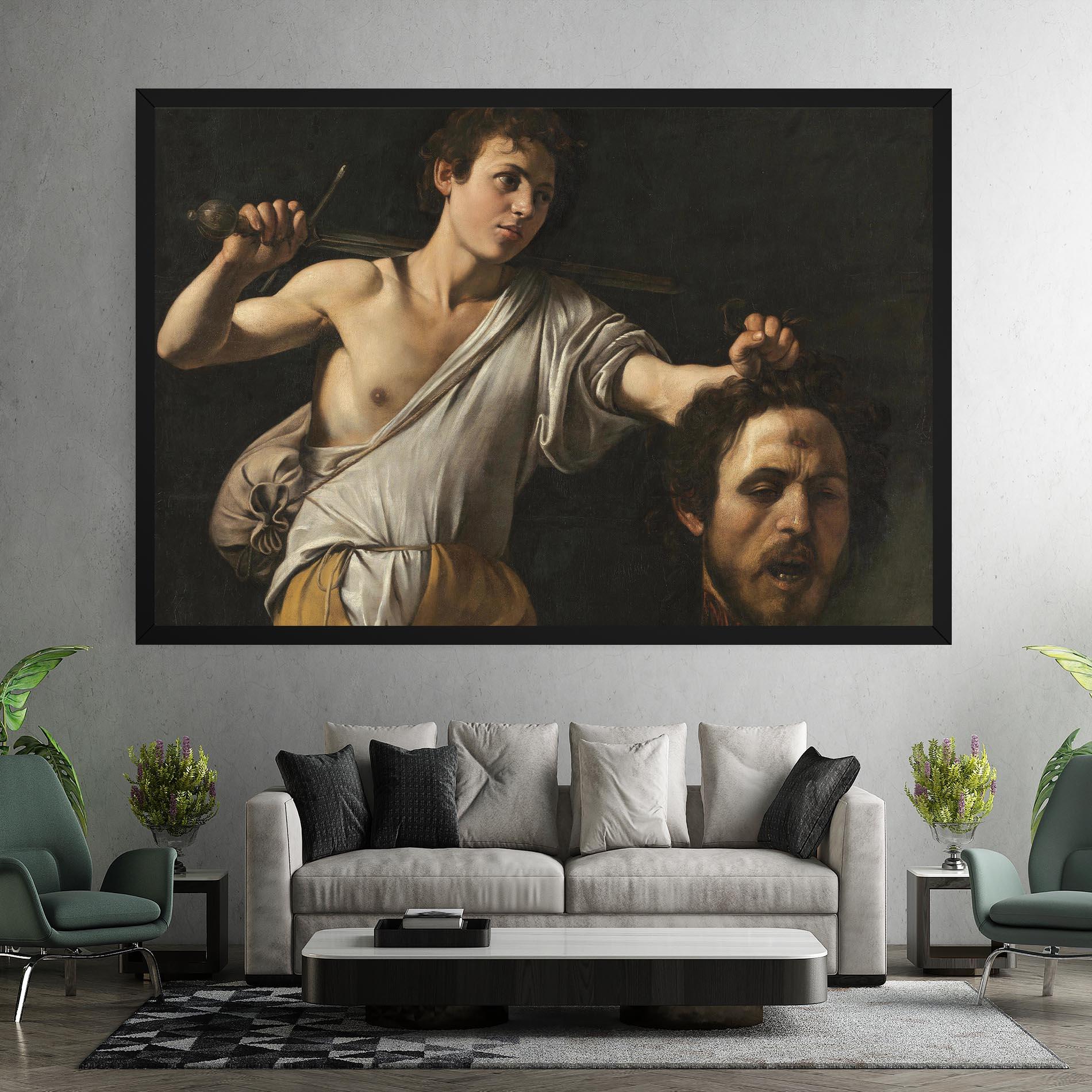 Tablou Canvas The Head Of Goliath mockup 7