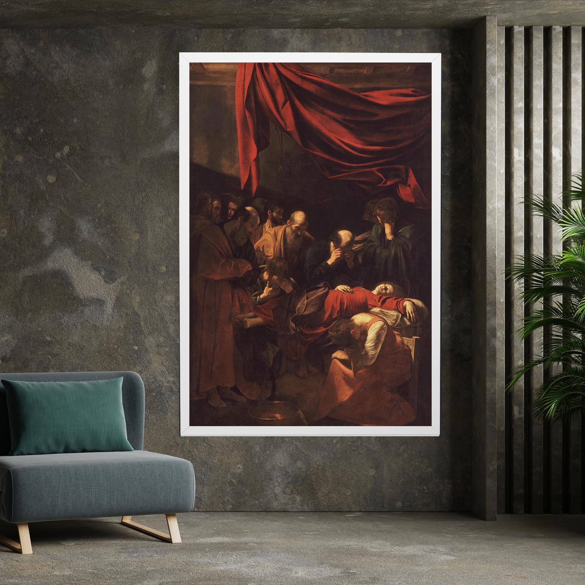 Tablou Canvas Death Of The Virgin mockup 7