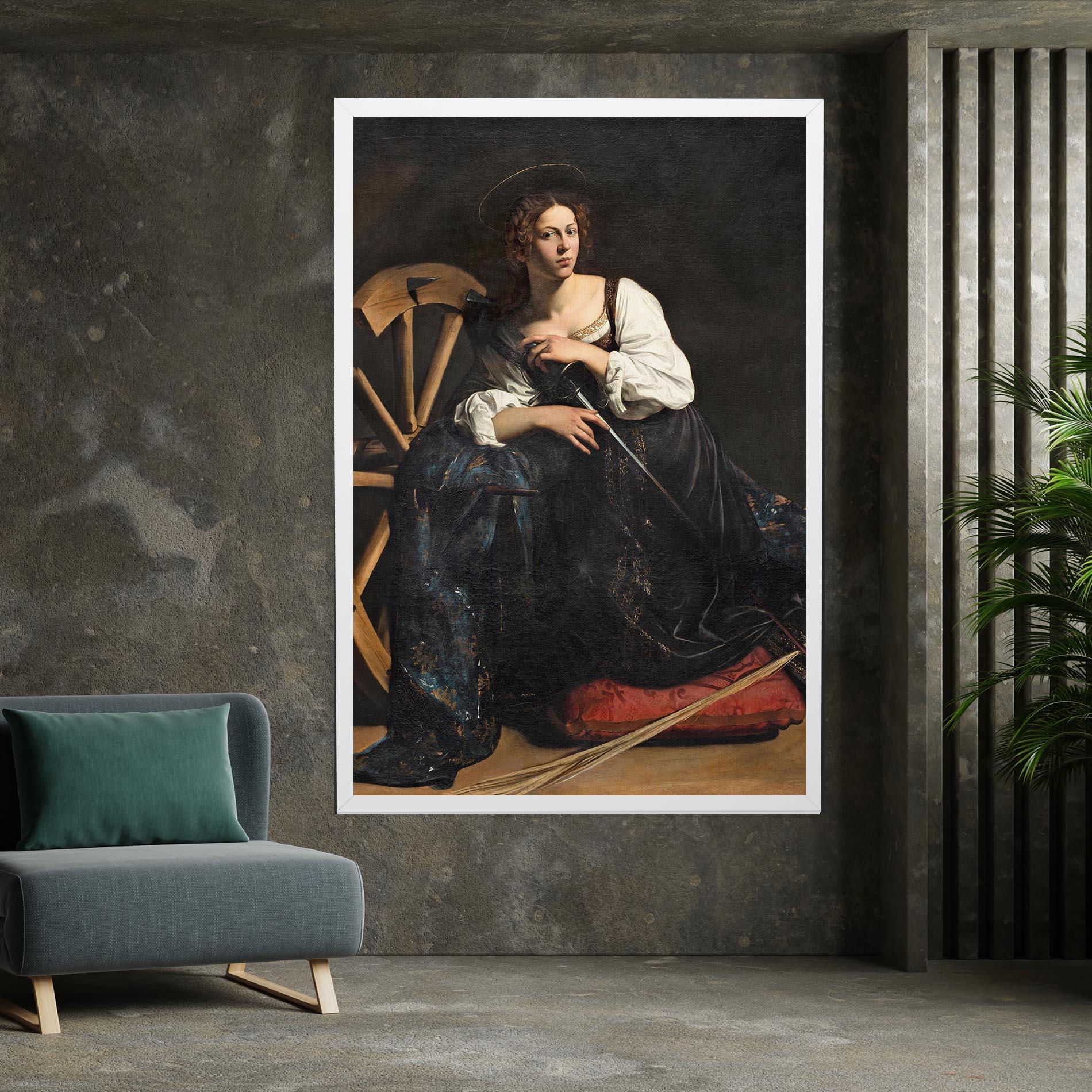 Tablou Canvas Saint Catherine Of Alexandria mockup 7