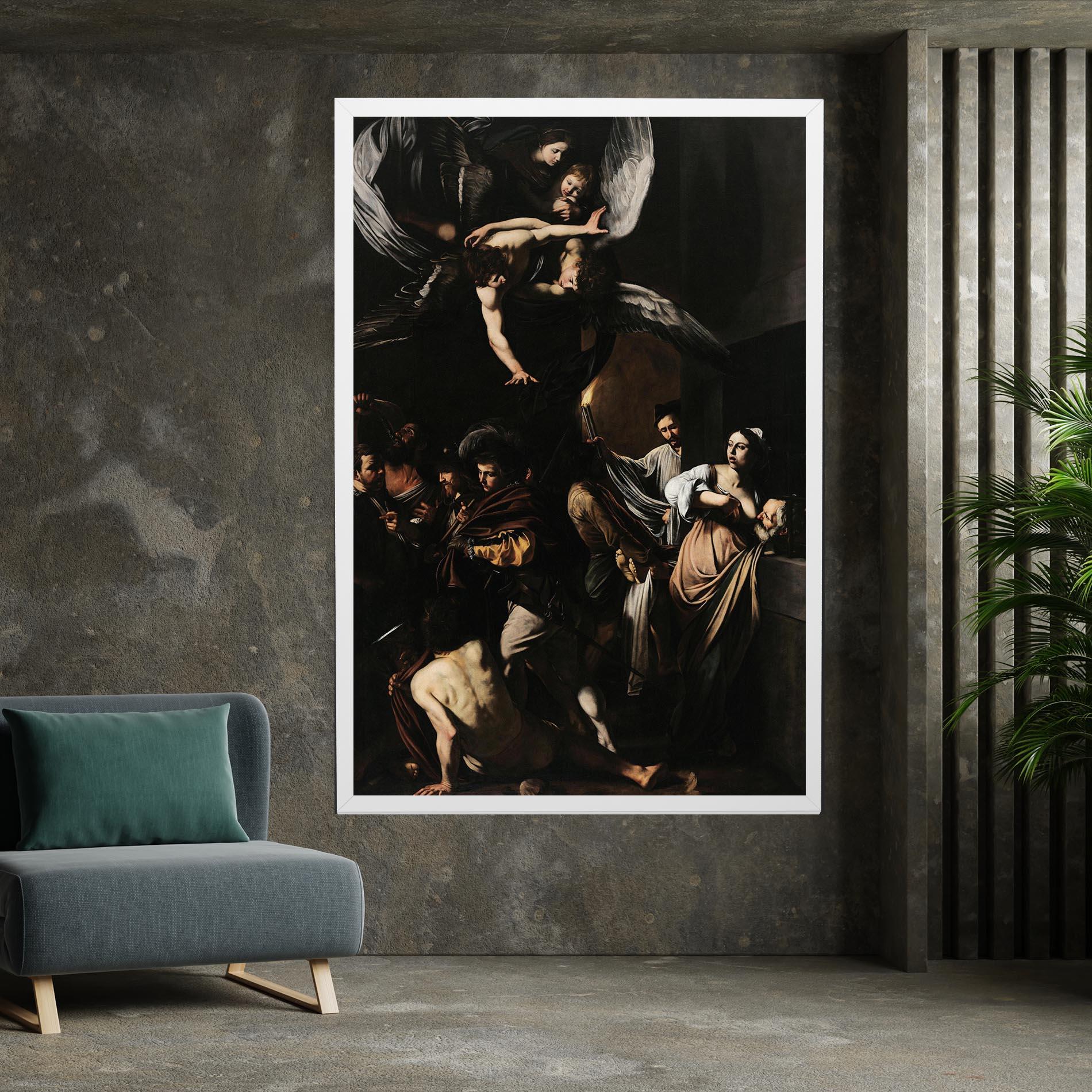 Tablou Canvas Sette Opere Di Misericordia mockup 7