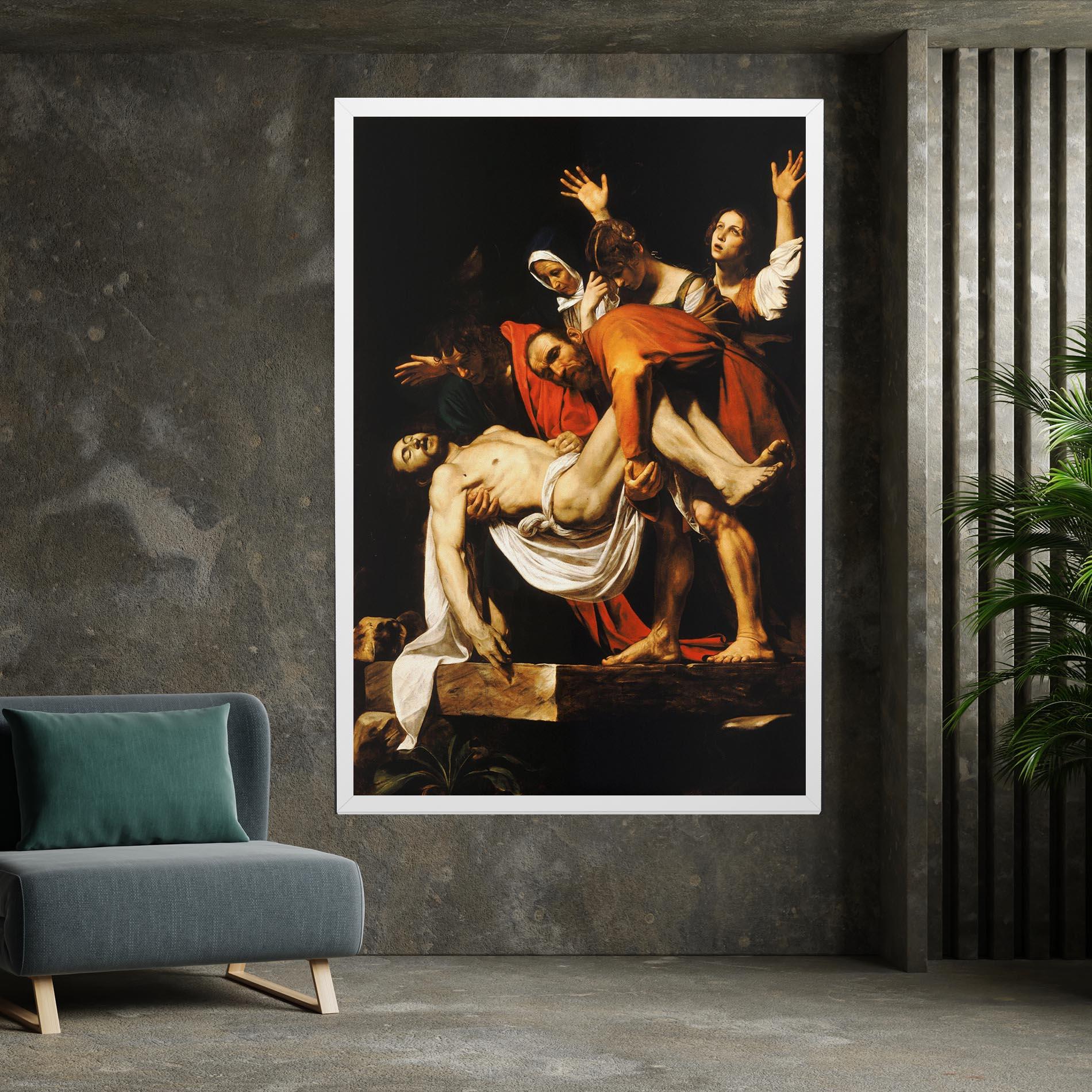 Tablou Canvas The Entombment Of Christ mockup 7