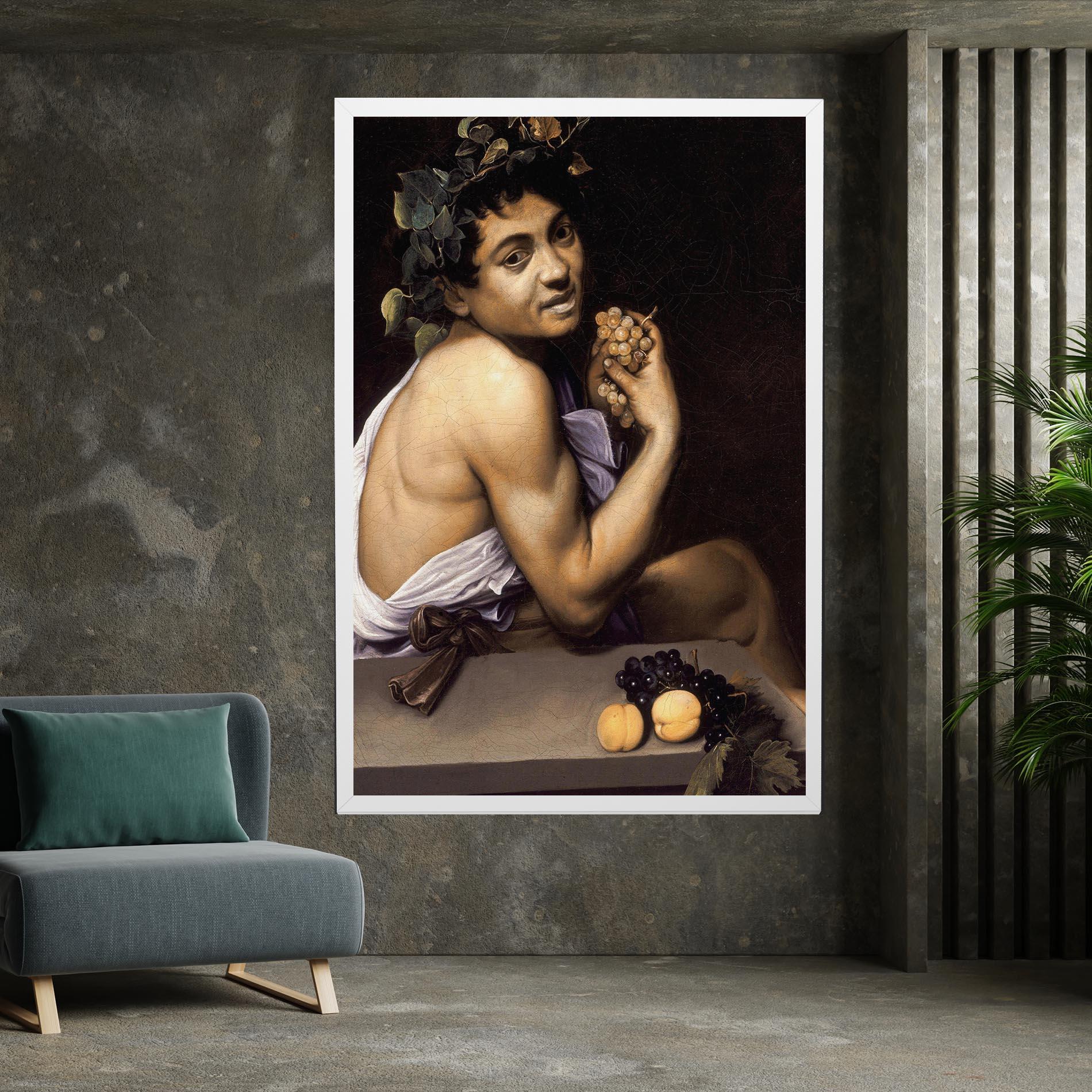 Tablou Canvas Young Sick Bacchus mockup 7
