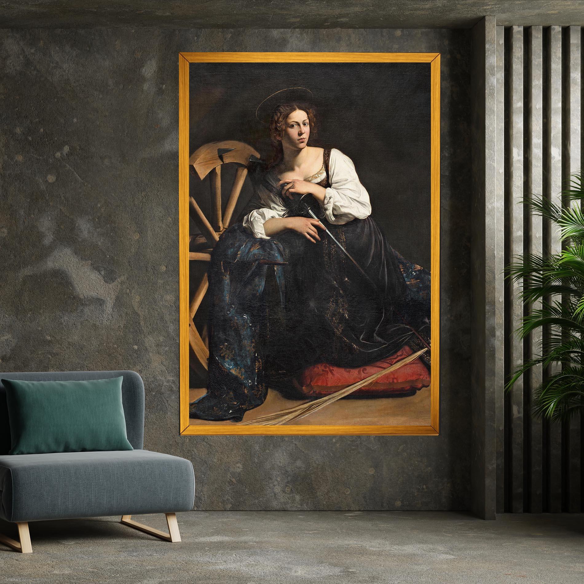 Tablou Canvas Saint Catherine Of Alexandria mockup 7