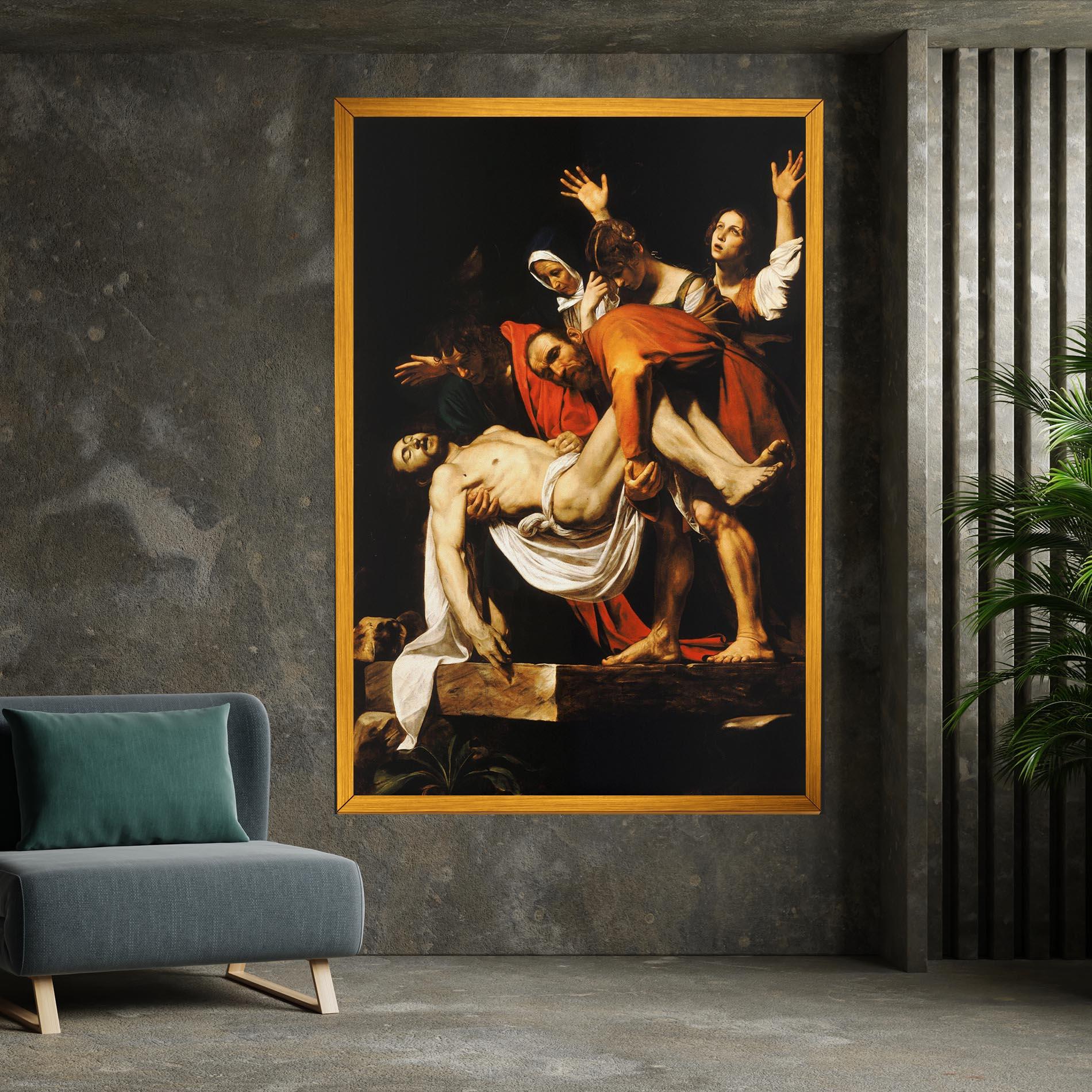 Tablou Canvas The Entombment Of Christ mockup 7