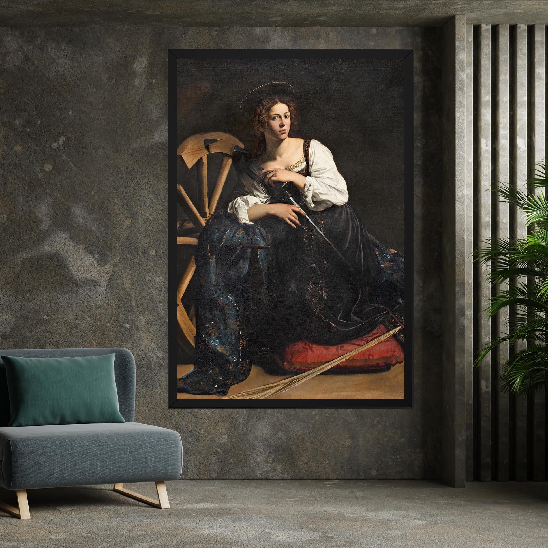 Tablou Canvas Saint Catherine Of Alexandria mockup 7