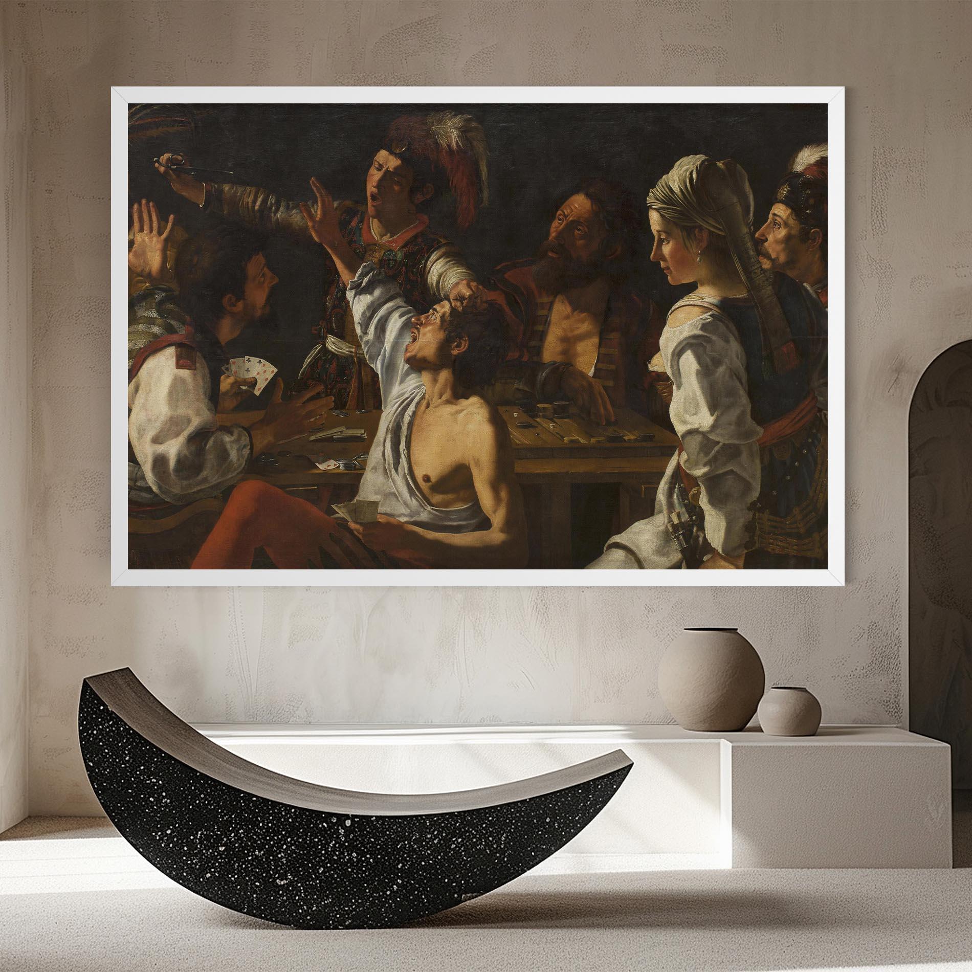 Tablou Canvas Rombouts Backgammon mockup 8