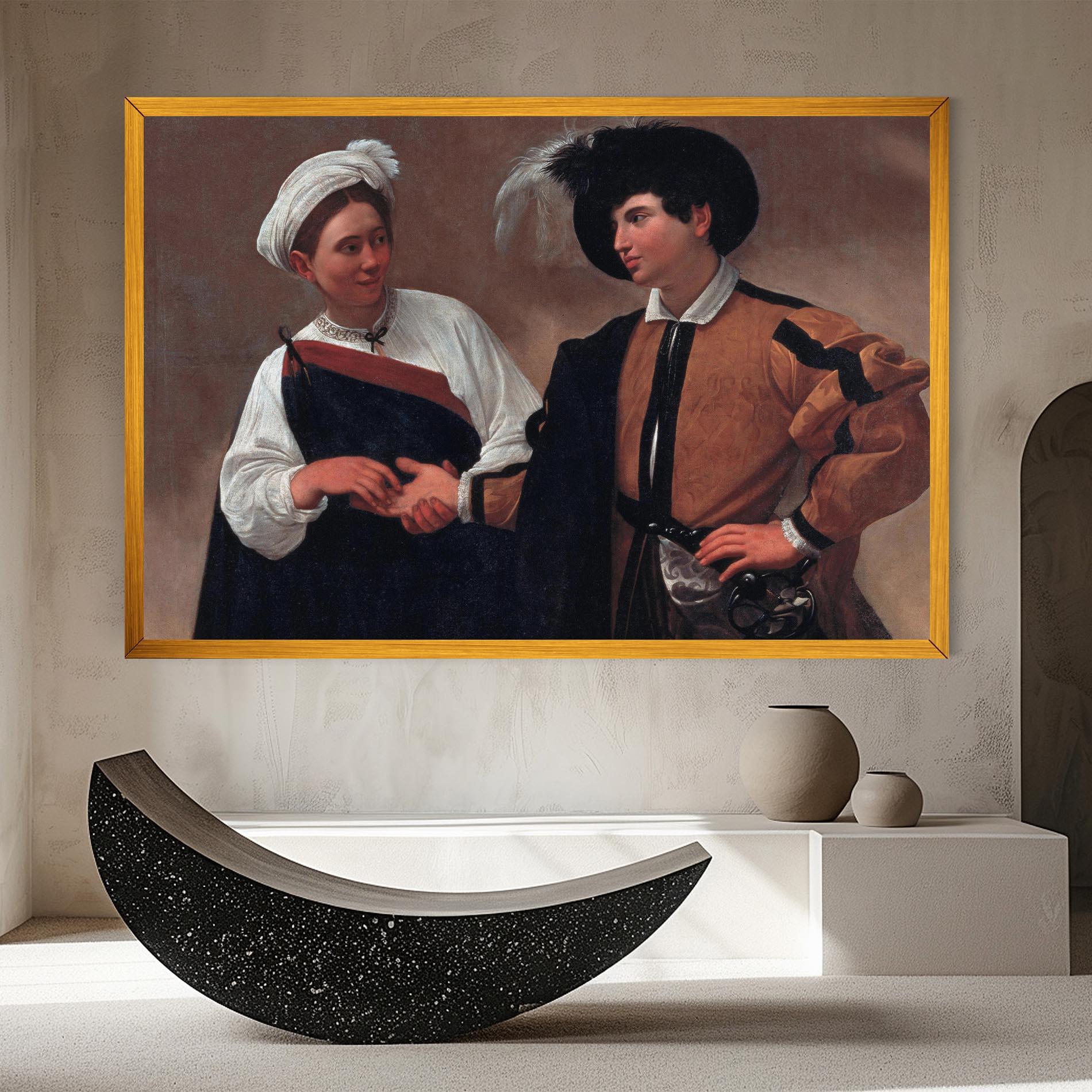 Tablou Canvas Caravaggio Good Luck mockup 8