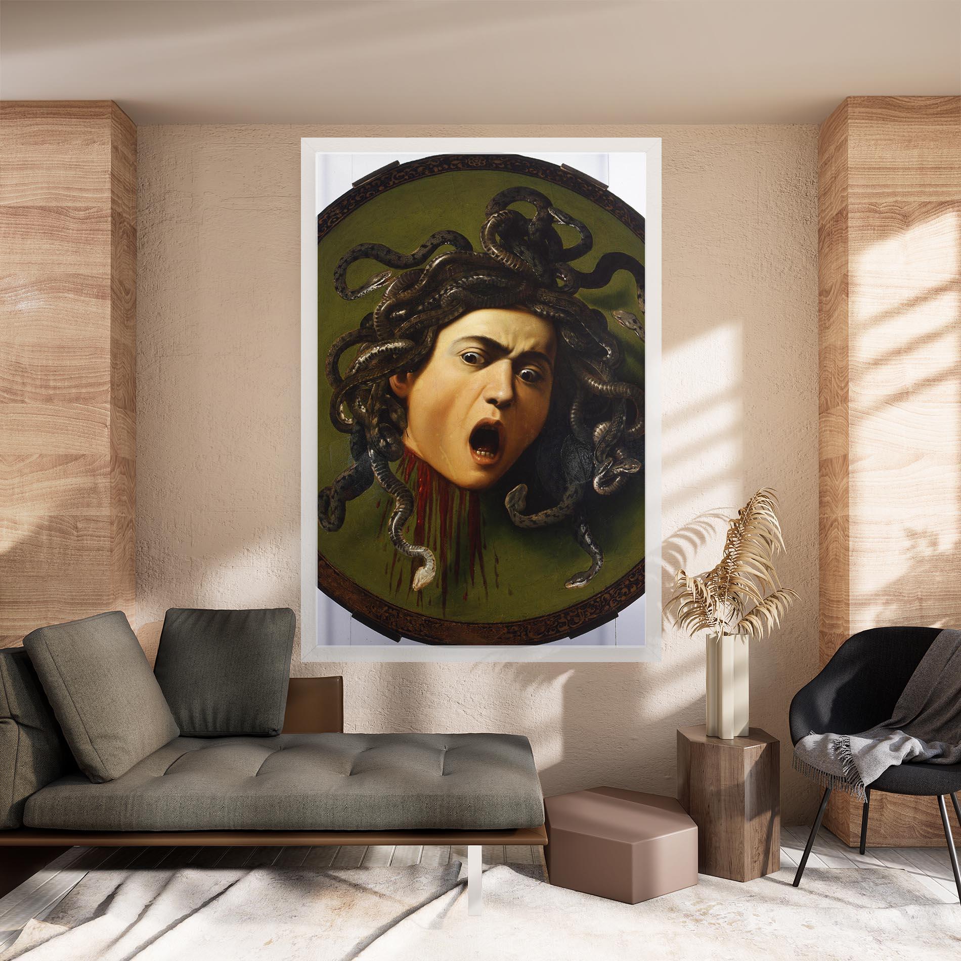 Tablou Canvas Caravaggio Medusa mockup 8