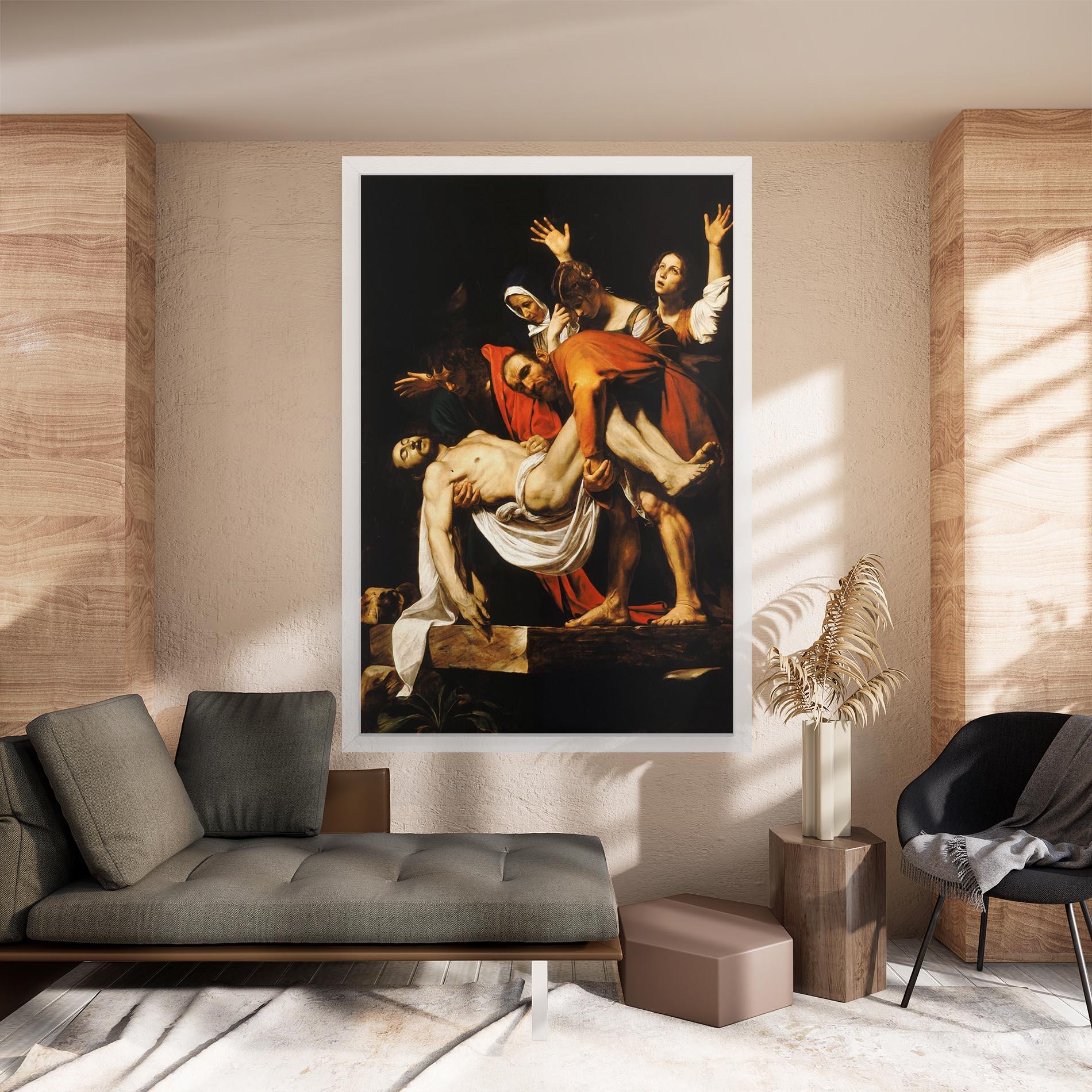 Tablou Canvas The Entombment Of Christ mockup 8