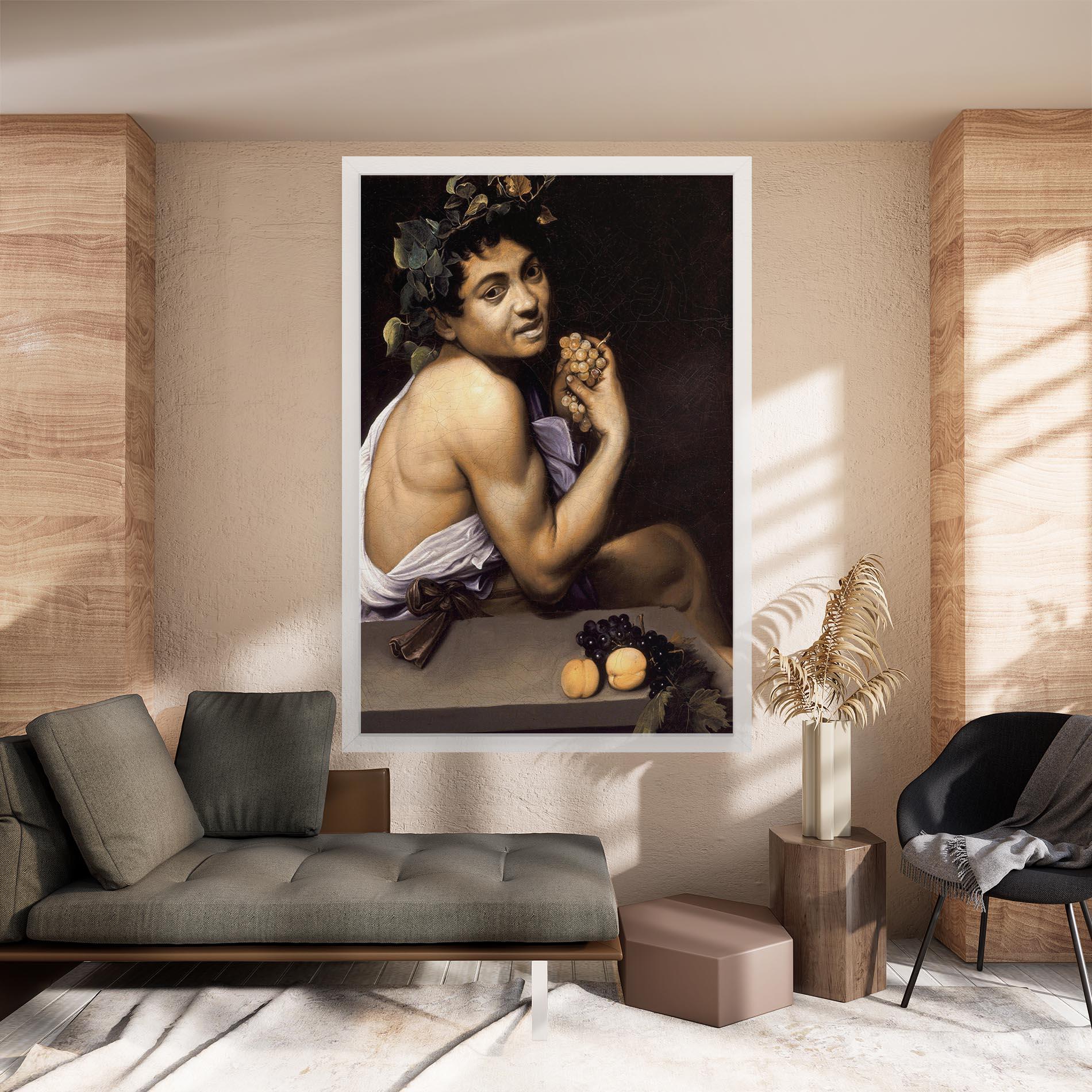 Tablou Canvas Young Sick Bacchus mockup 8