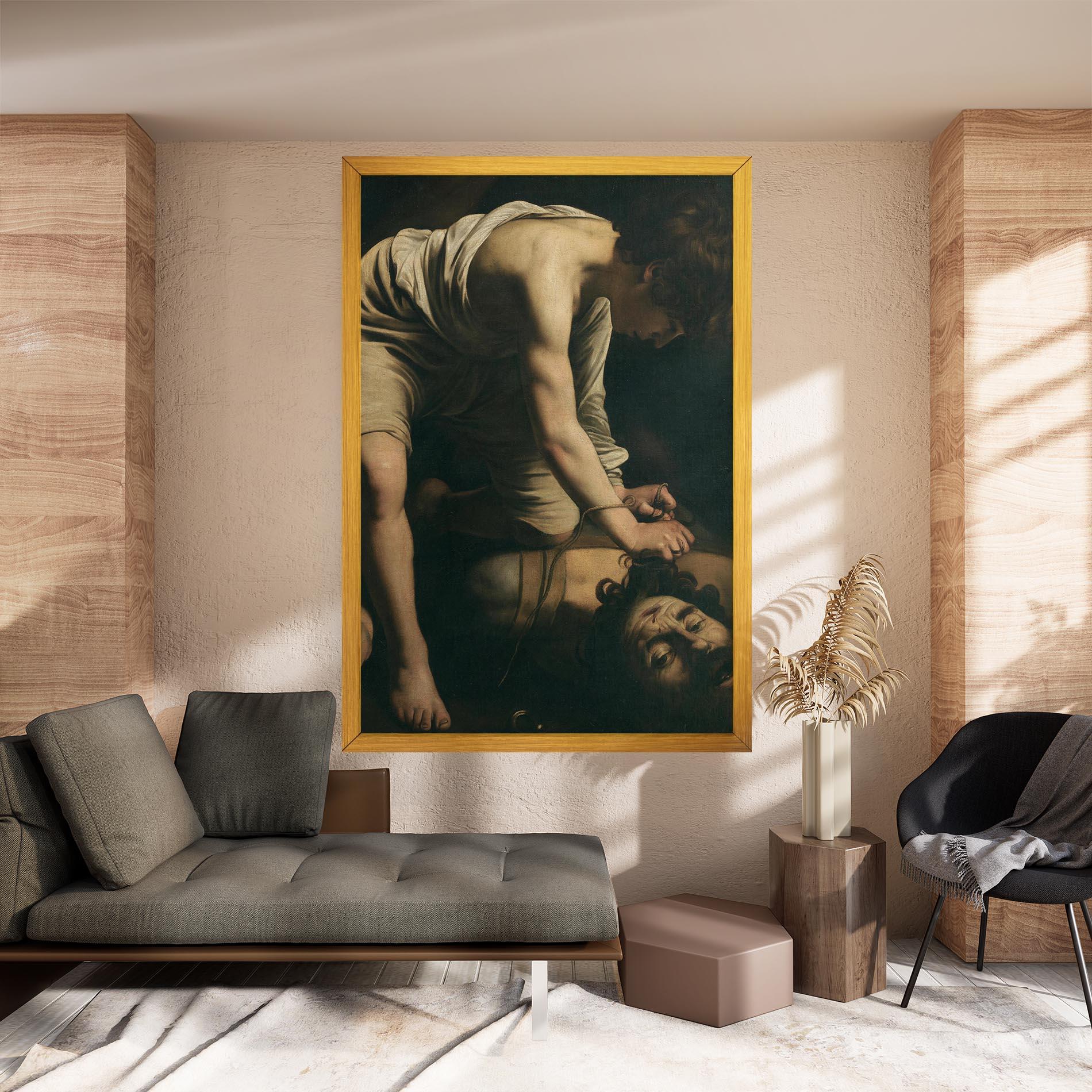 Tablou Canvas David And Goliath mockup 8