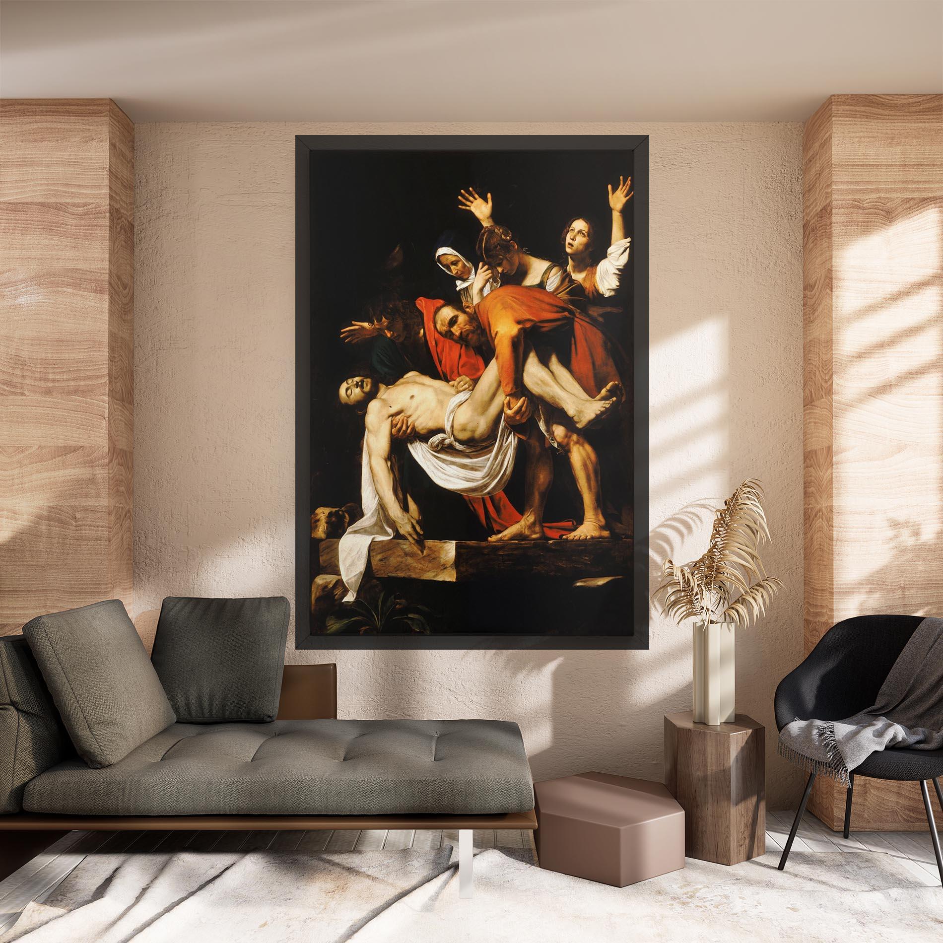 Tablou Canvas The Entombment Of Christ mockup 8