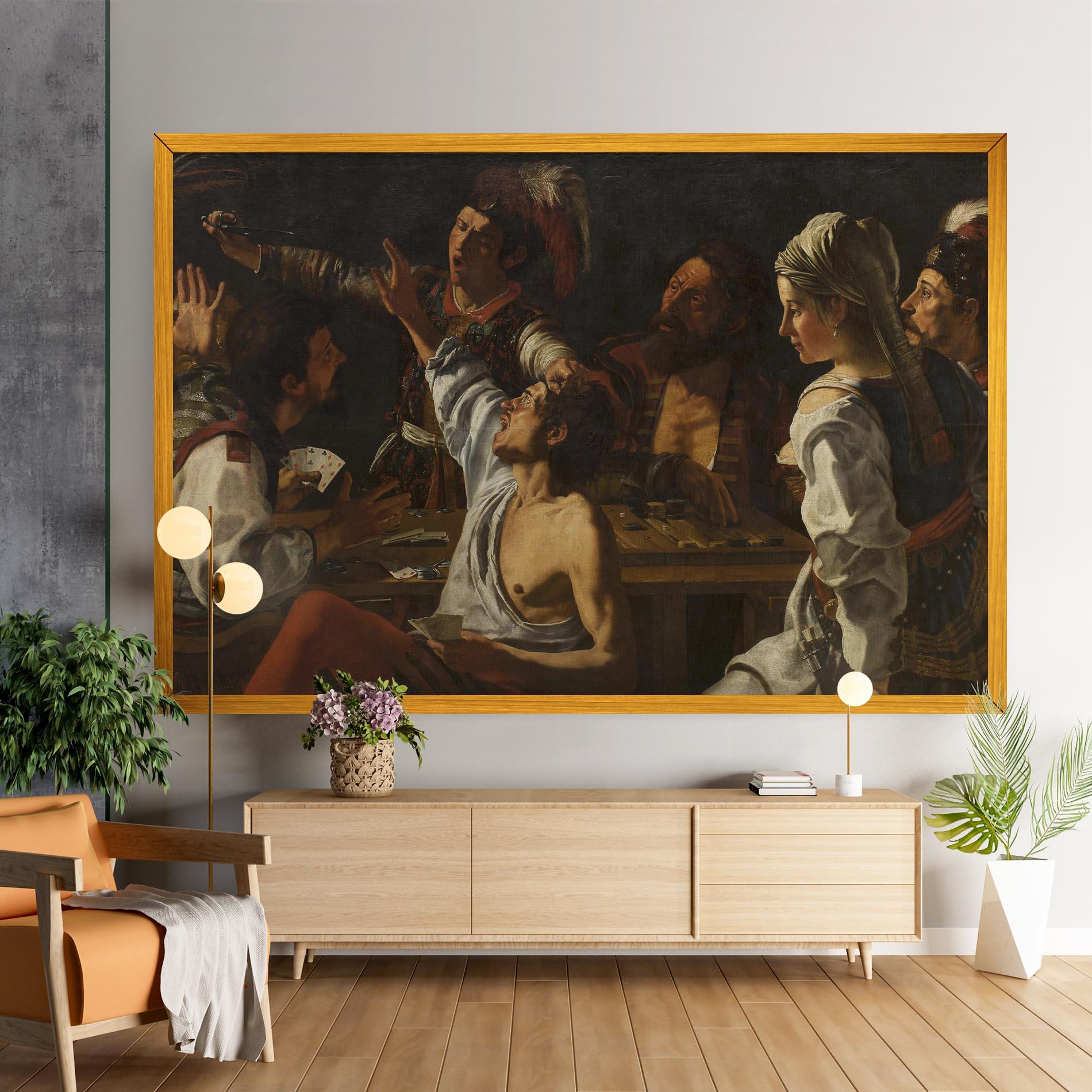 Tablou Canvas Rombouts Backgammon mockup 9