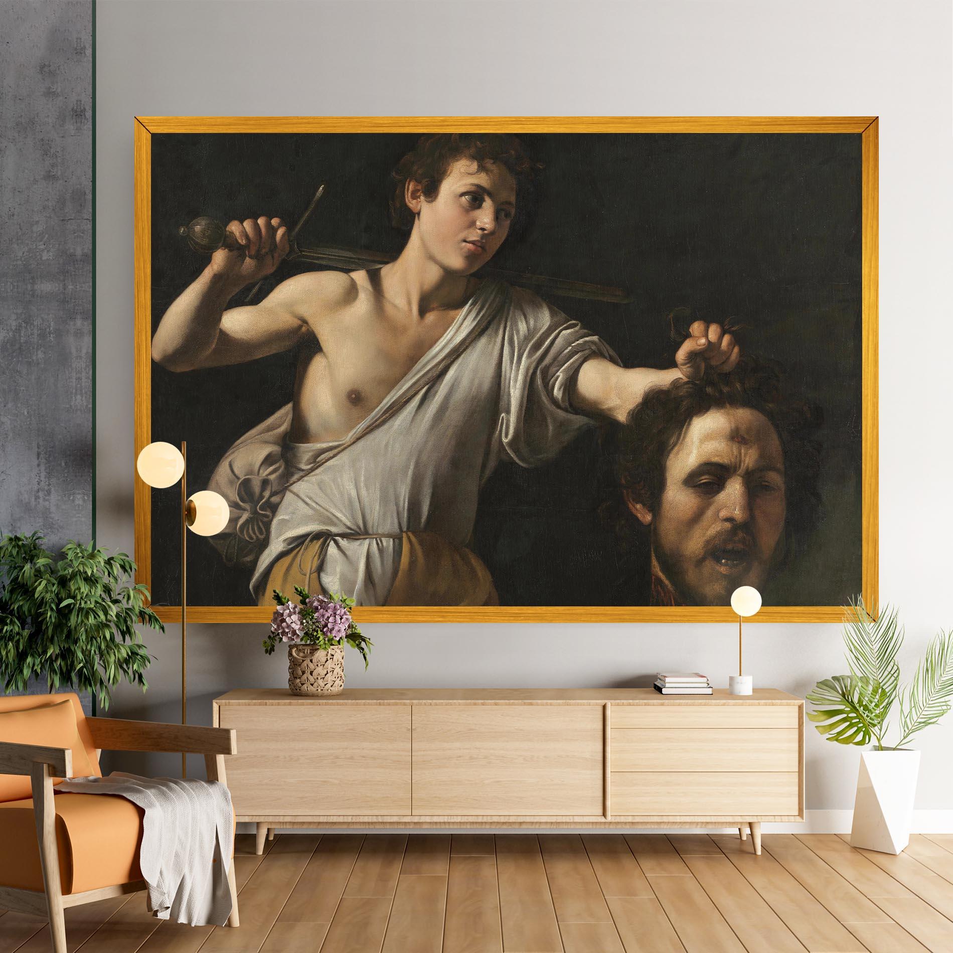 Tablou Canvas The Head Of Goliath mockup 9