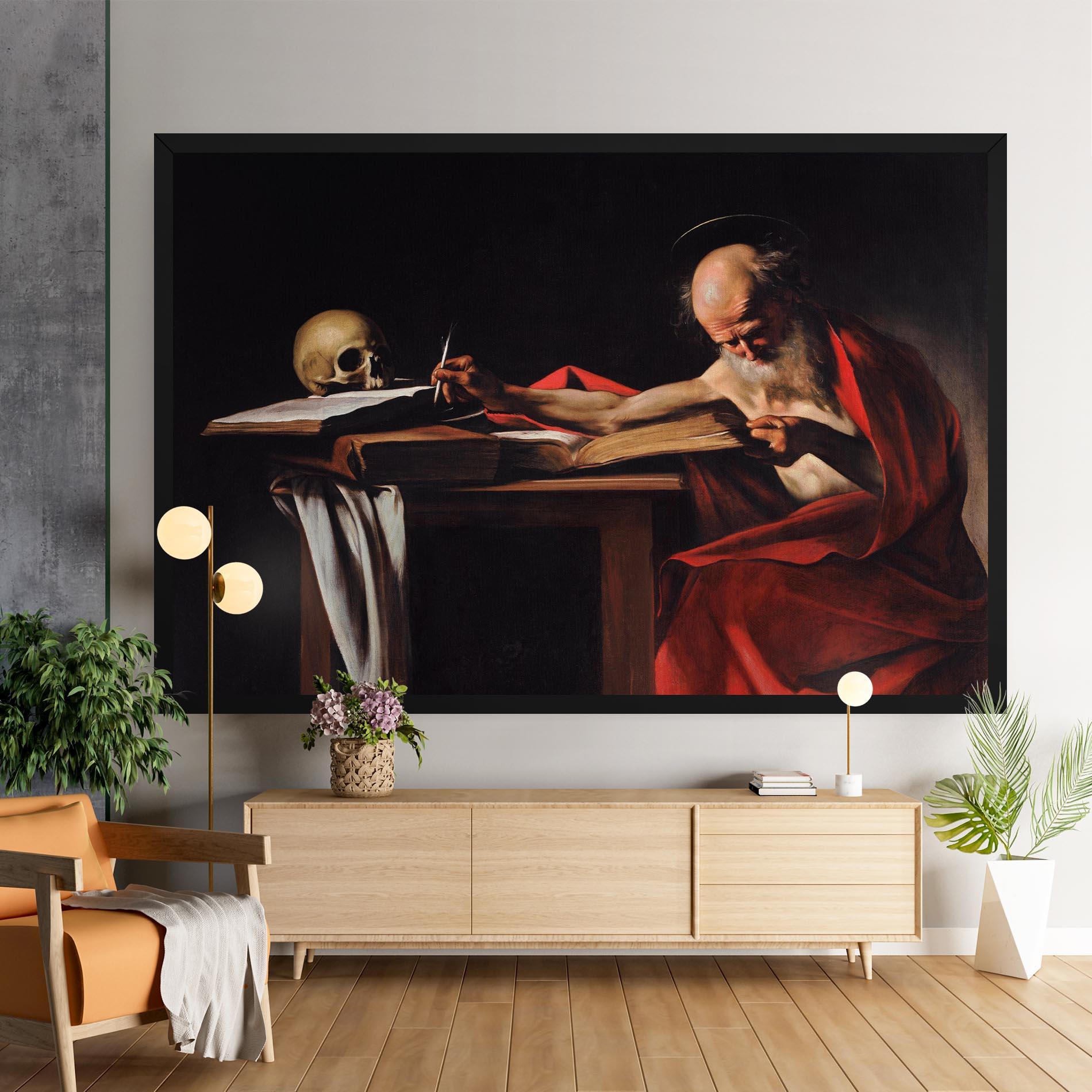 Tablou Canvas Saint Jerome Writing mockup 9