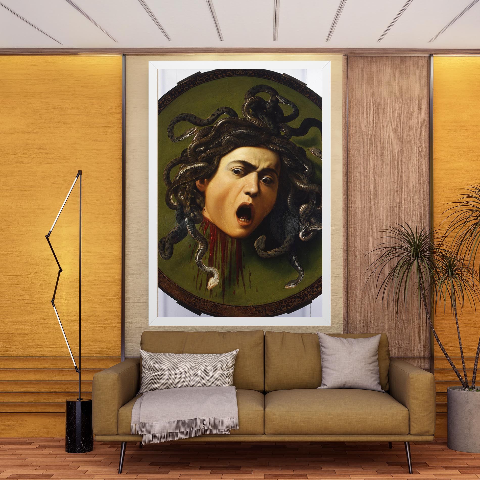 Caravaggio Medusa mockup 9