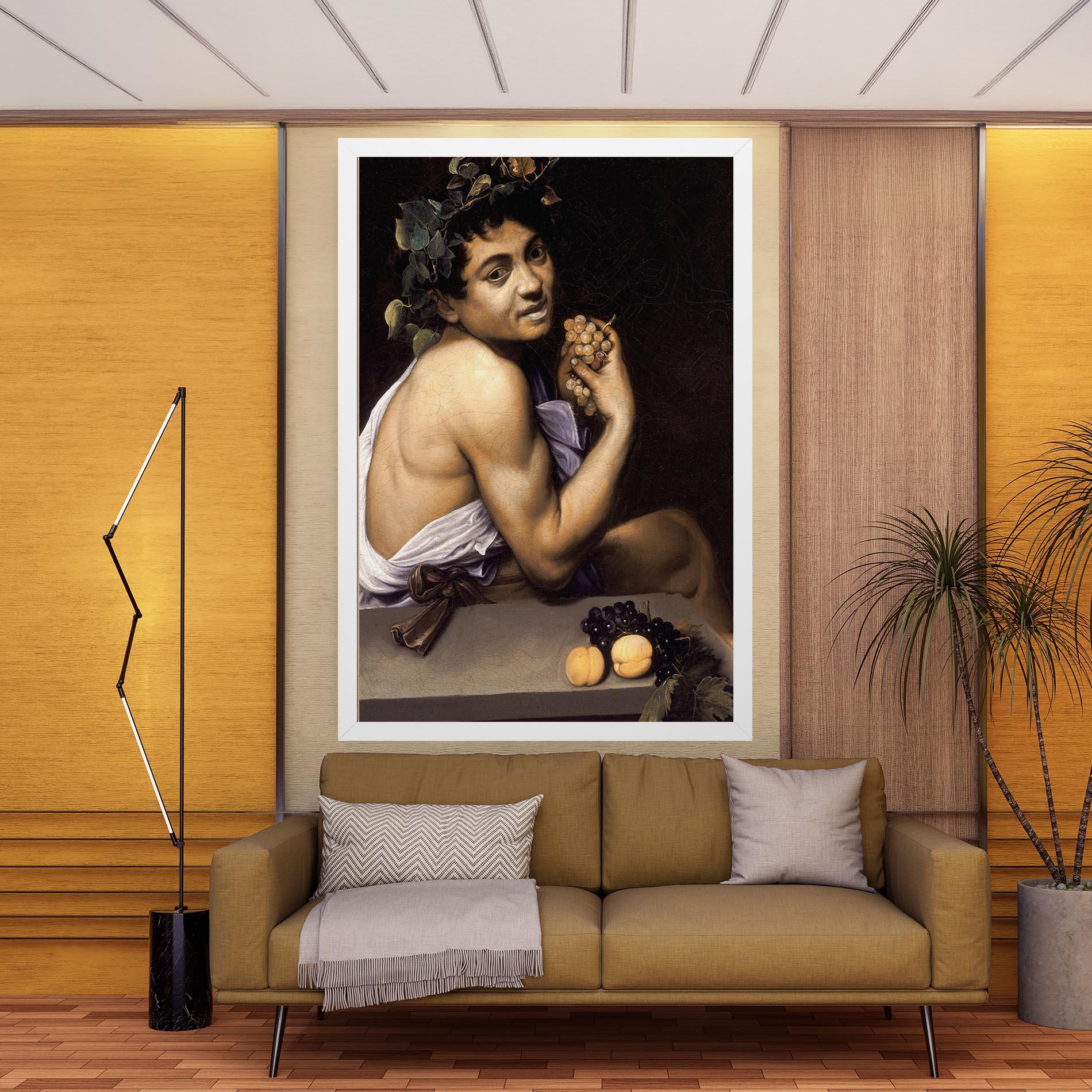 Tablou Canvas Young Sick Bacchus mockup 9