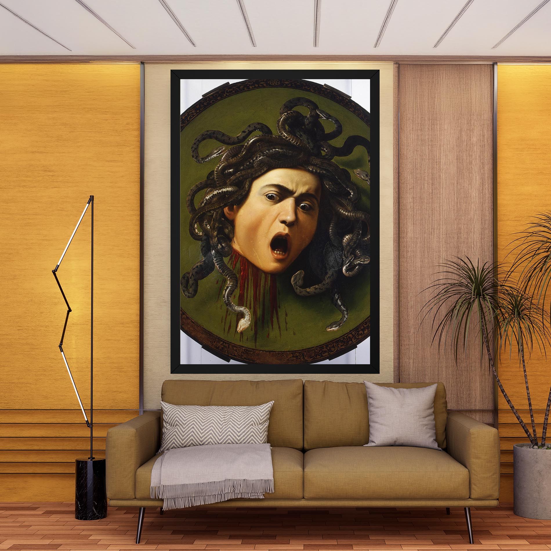 Caravaggio Medusa mockup 9