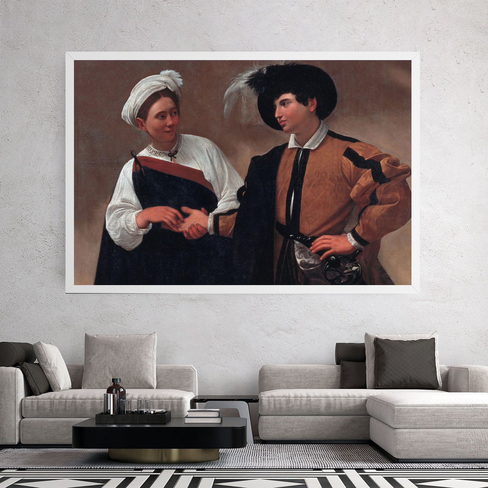 Caravaggio Good Luck mockup 2