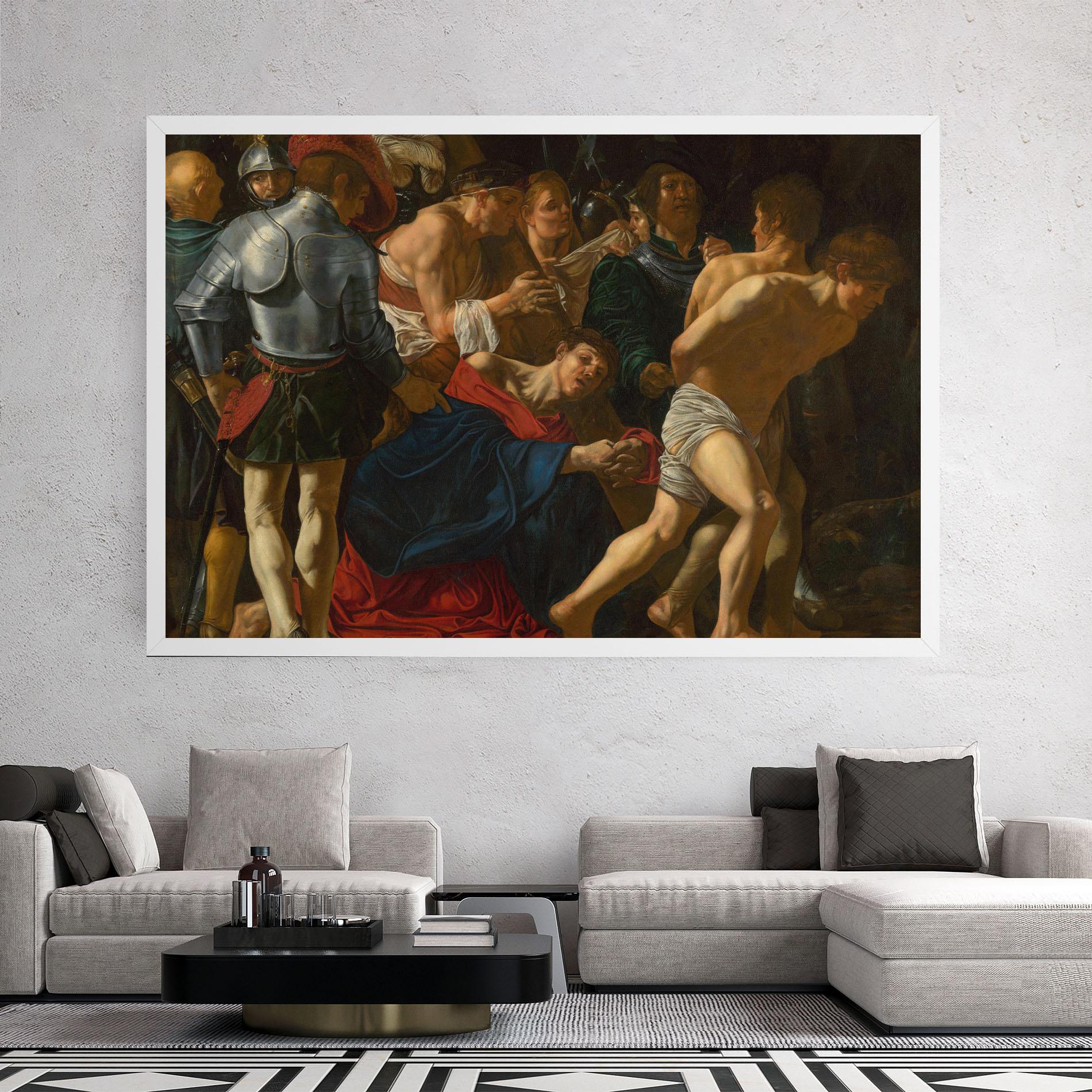 Tablou Canvas Fall Of Christ Calvary mockup 2