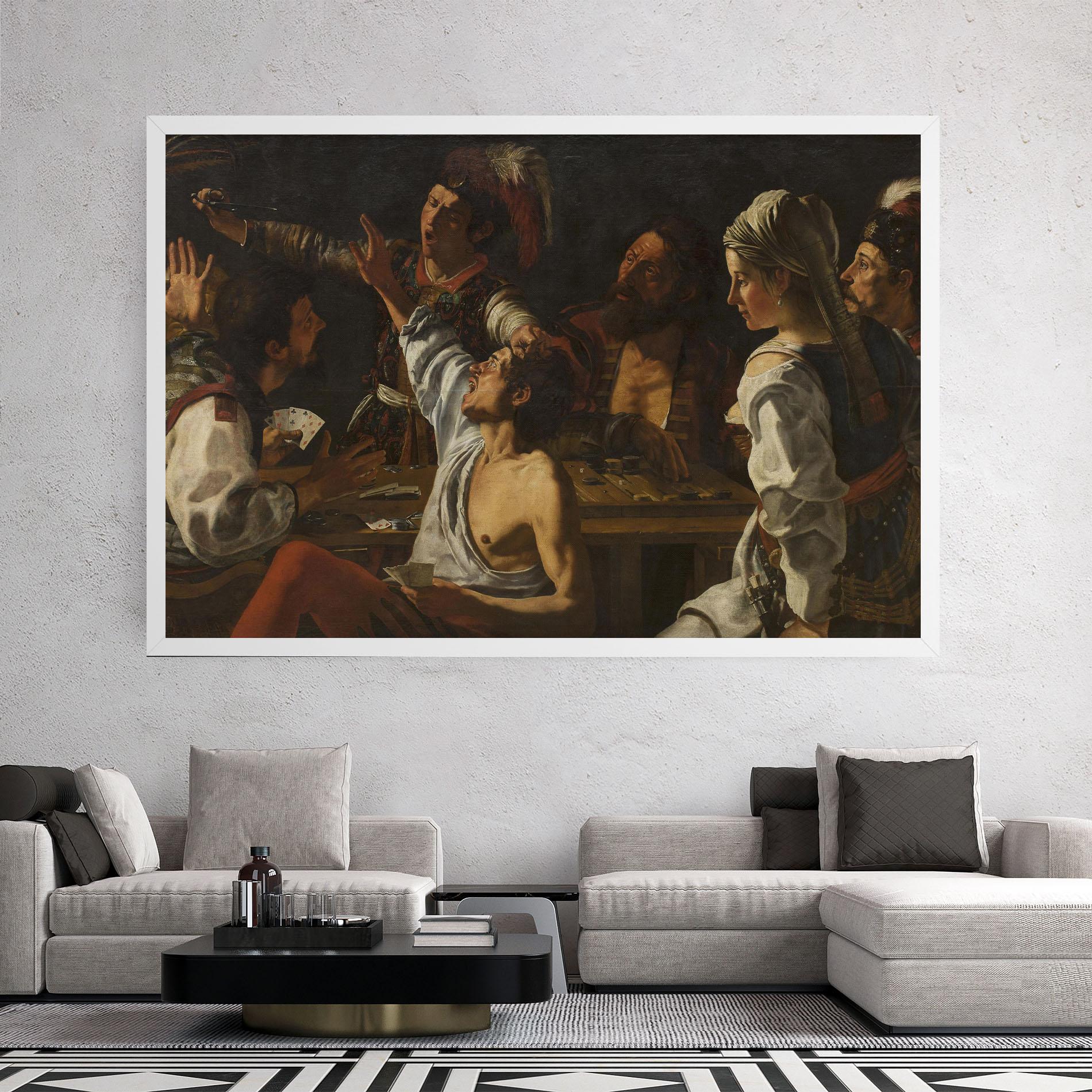 Tablou Canvas Rombouts Backgammon mockup 2