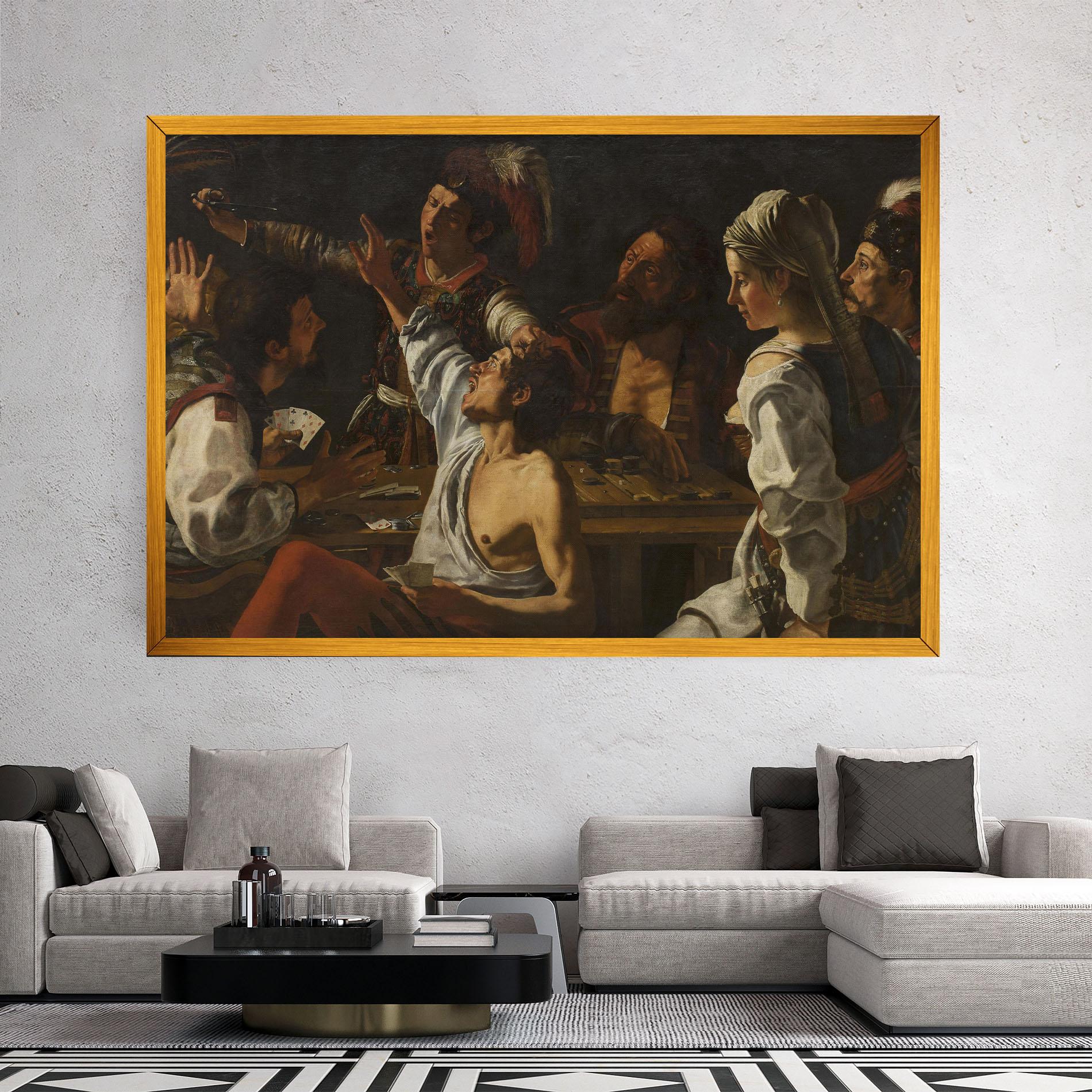 Tablou Canvas Rombouts Backgammon mockup 2