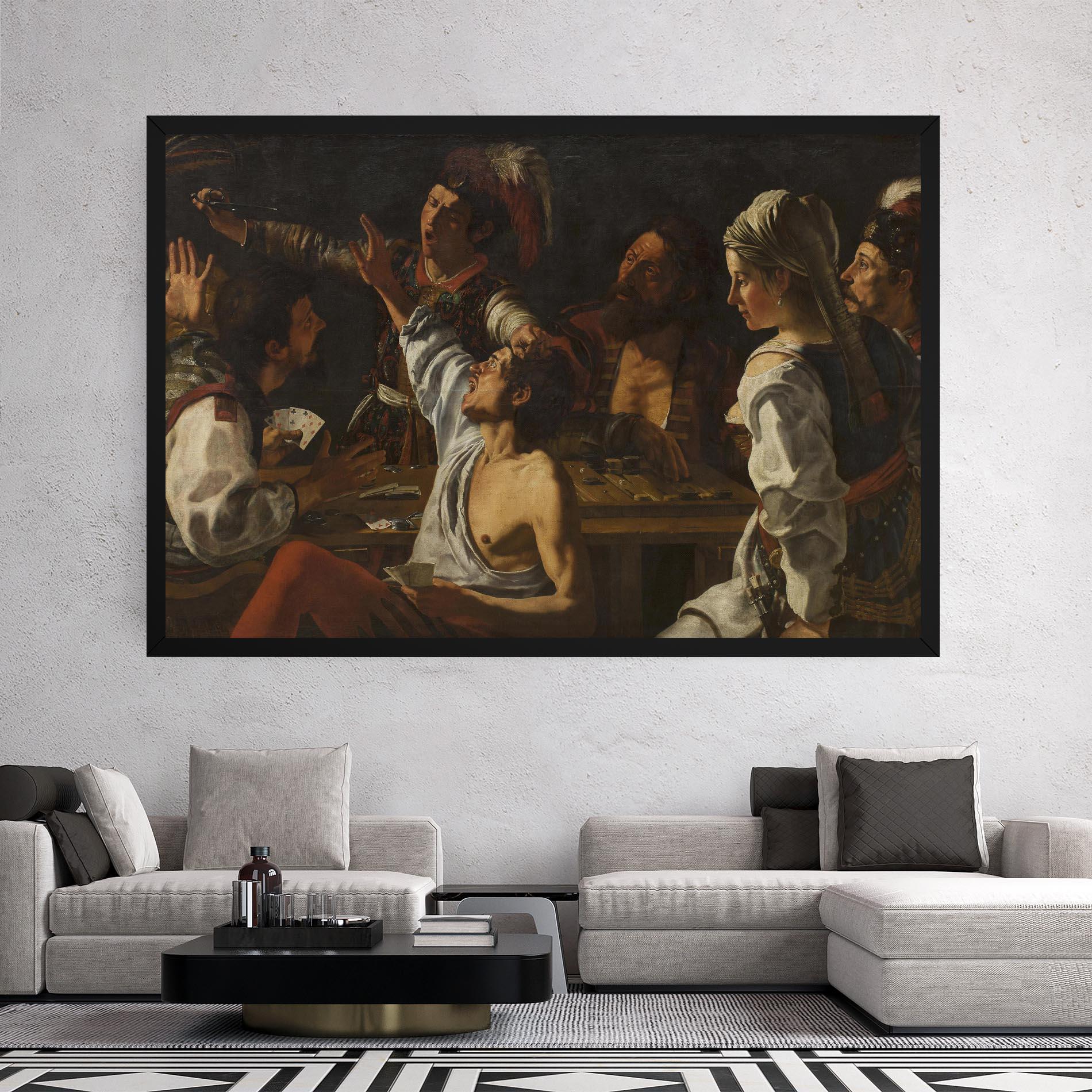 Tablou Canvas Rombouts Backgammon mockup 2