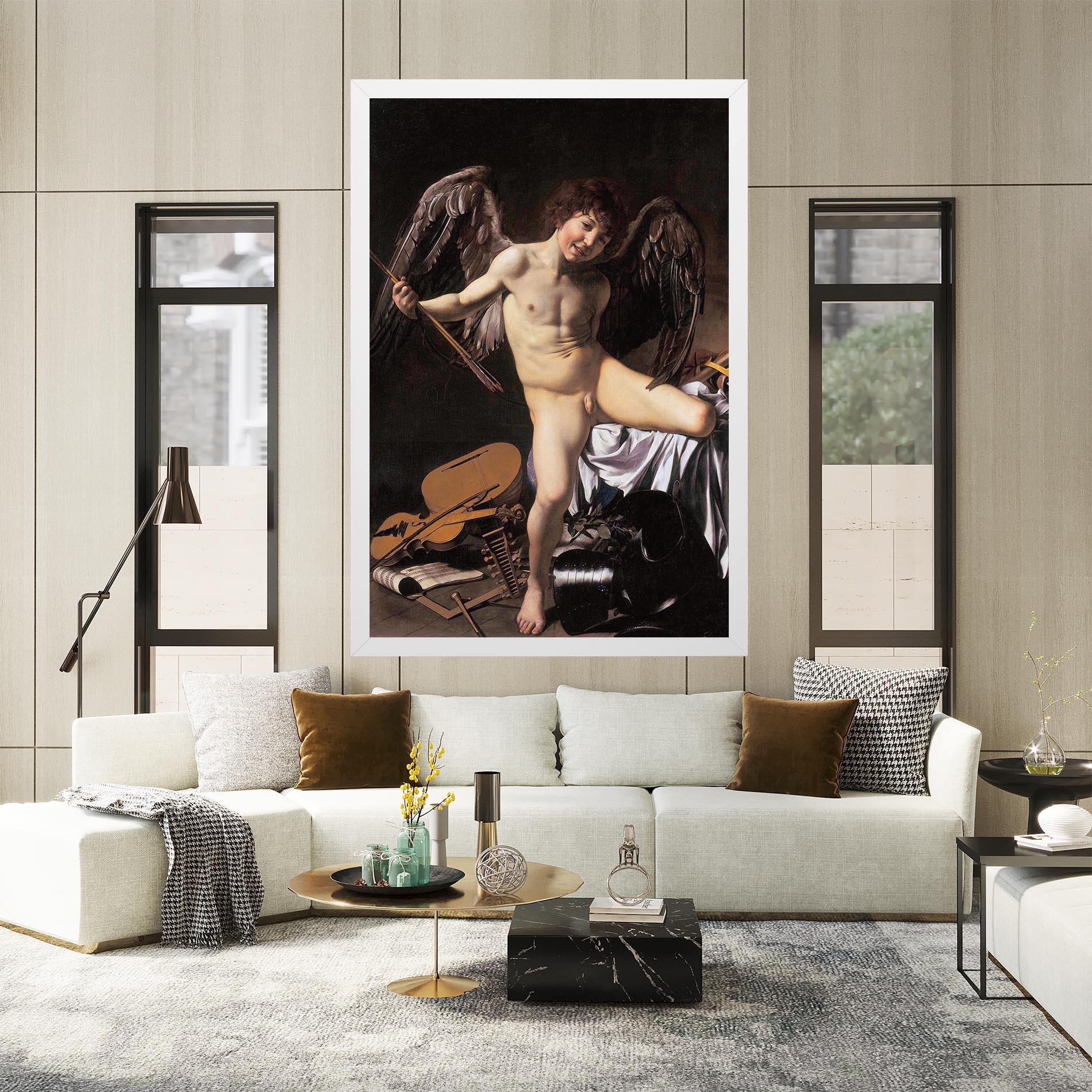 Tablou Canvas Amor Vincet Omnia mockup 2