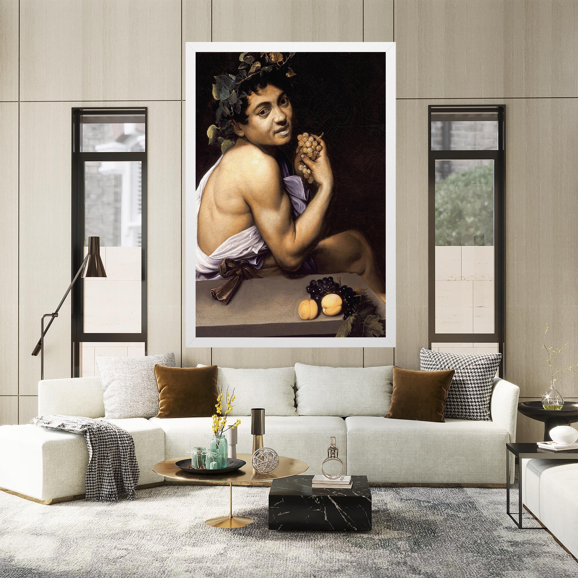 Tablou Canvas Young Sick Bacchus mockup 2