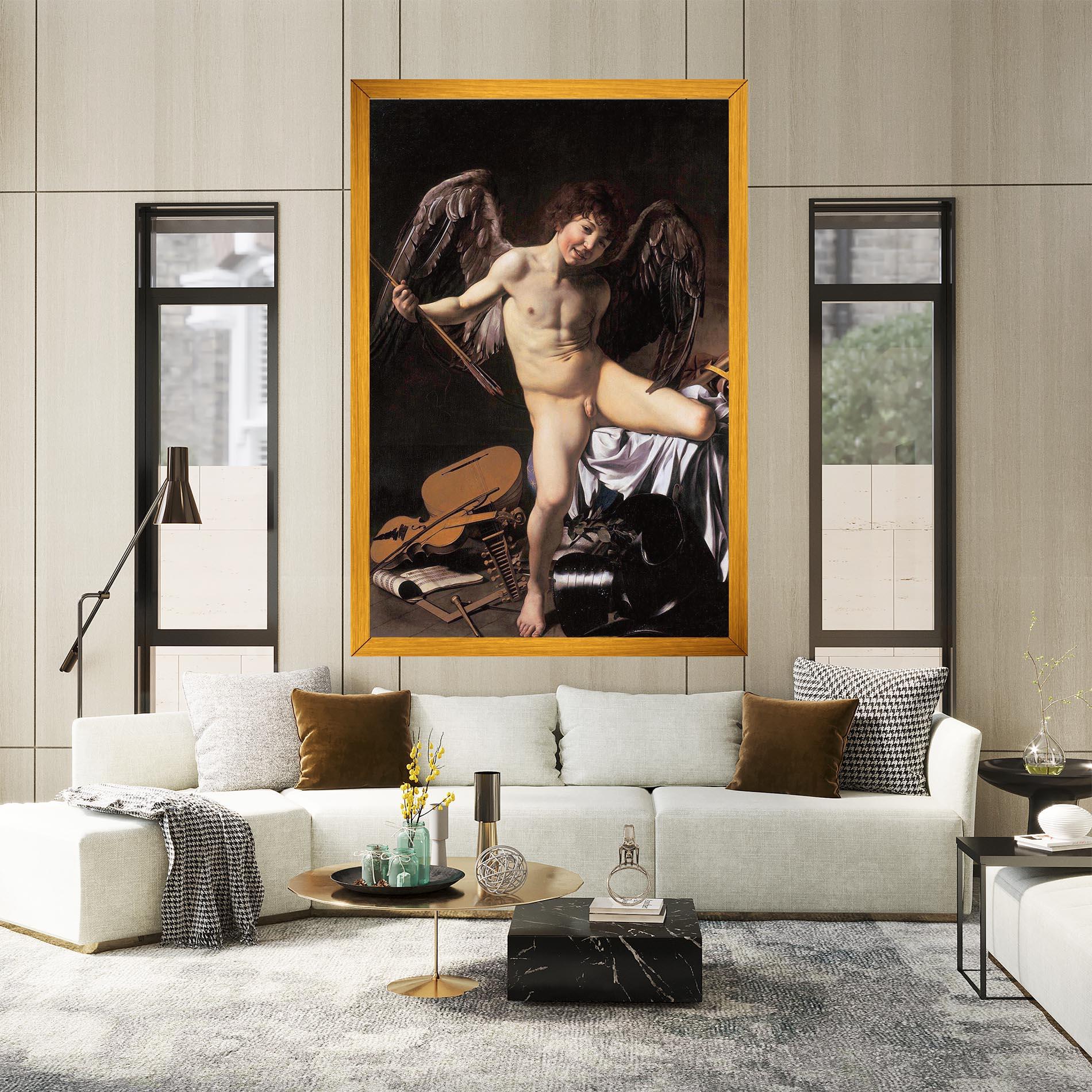 Tablou Canvas Amor Vincet Omnia mockup 2