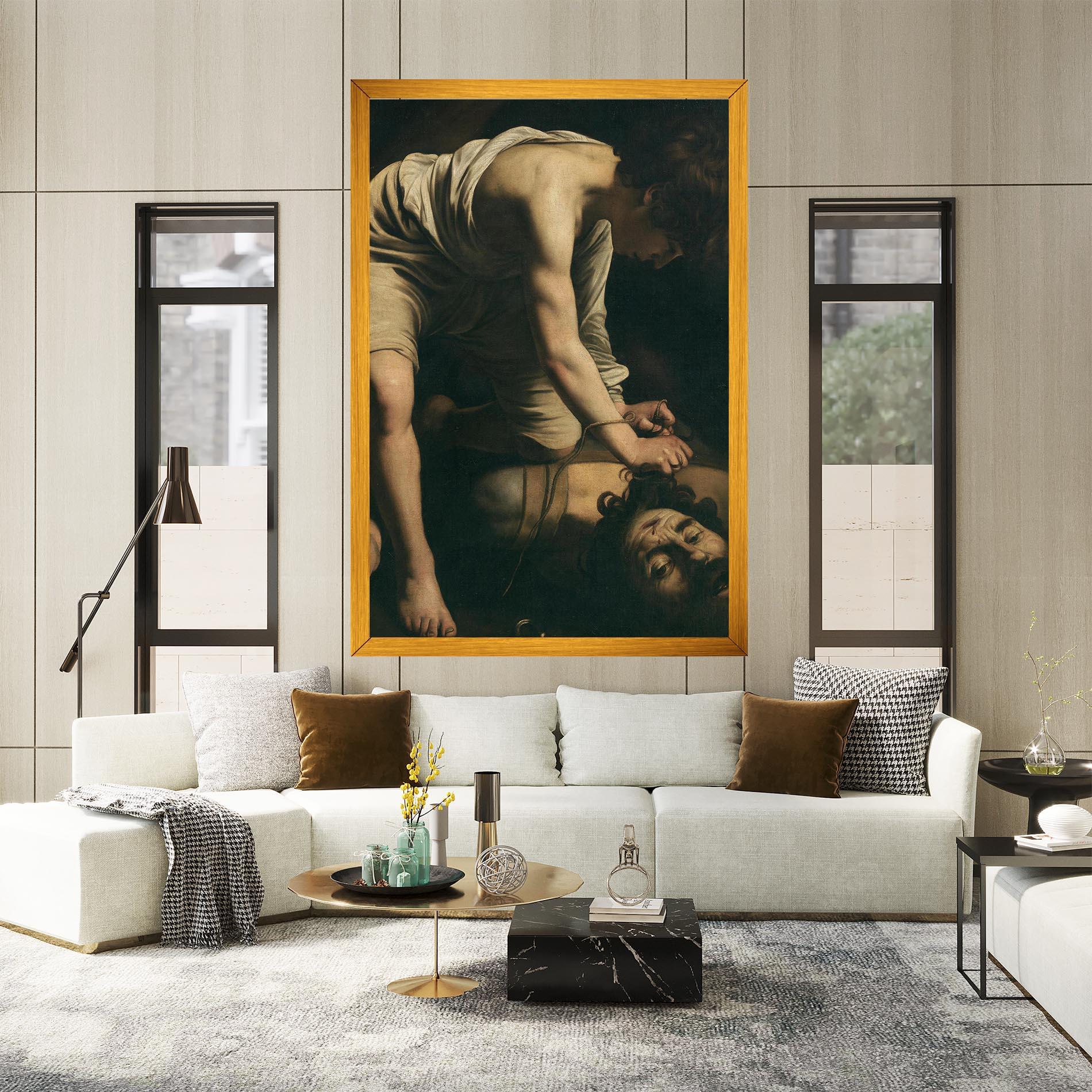 Tablou Canvas David And Goliath mockup 2