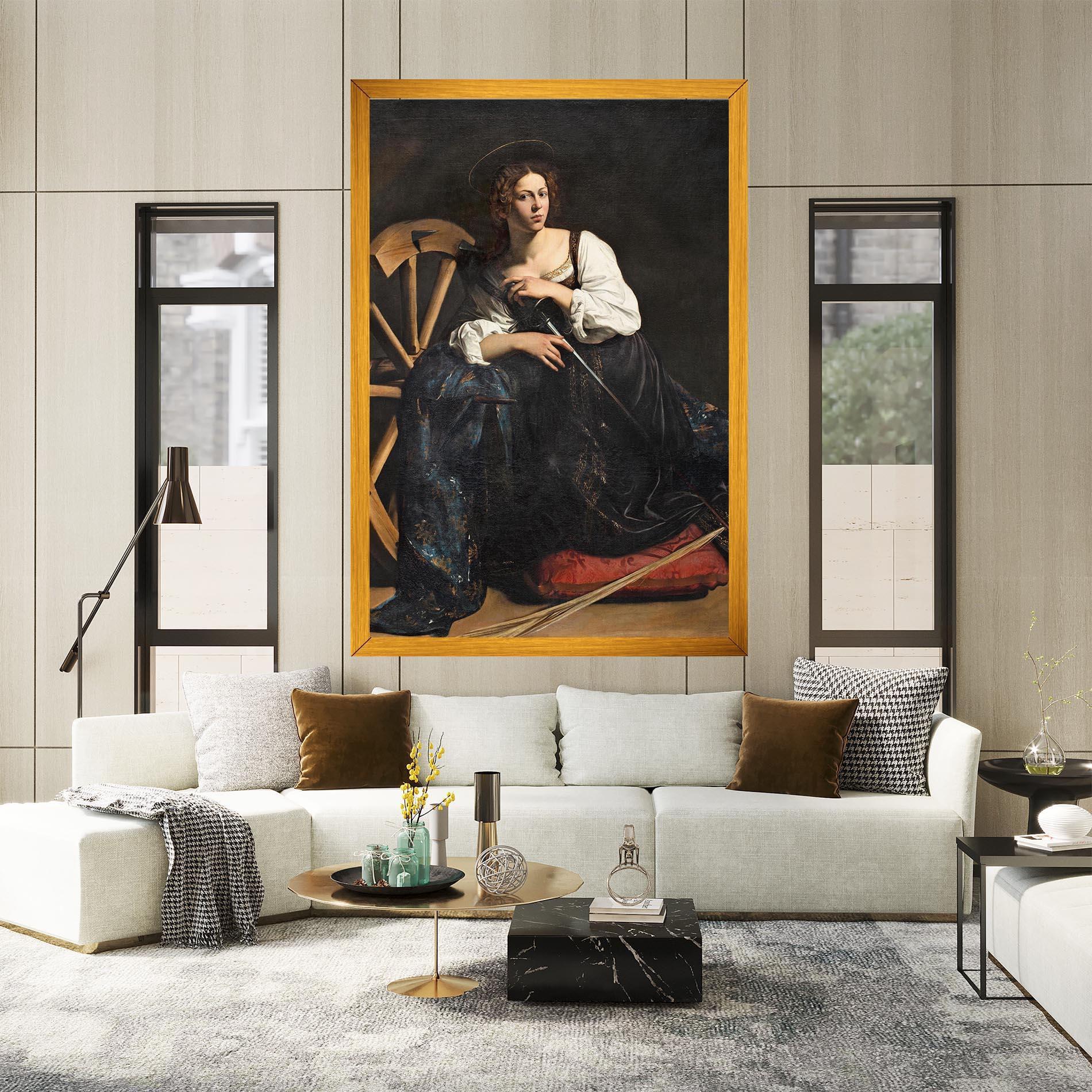 Tablou Canvas Saint Catherine Of Alexandria mockup 2