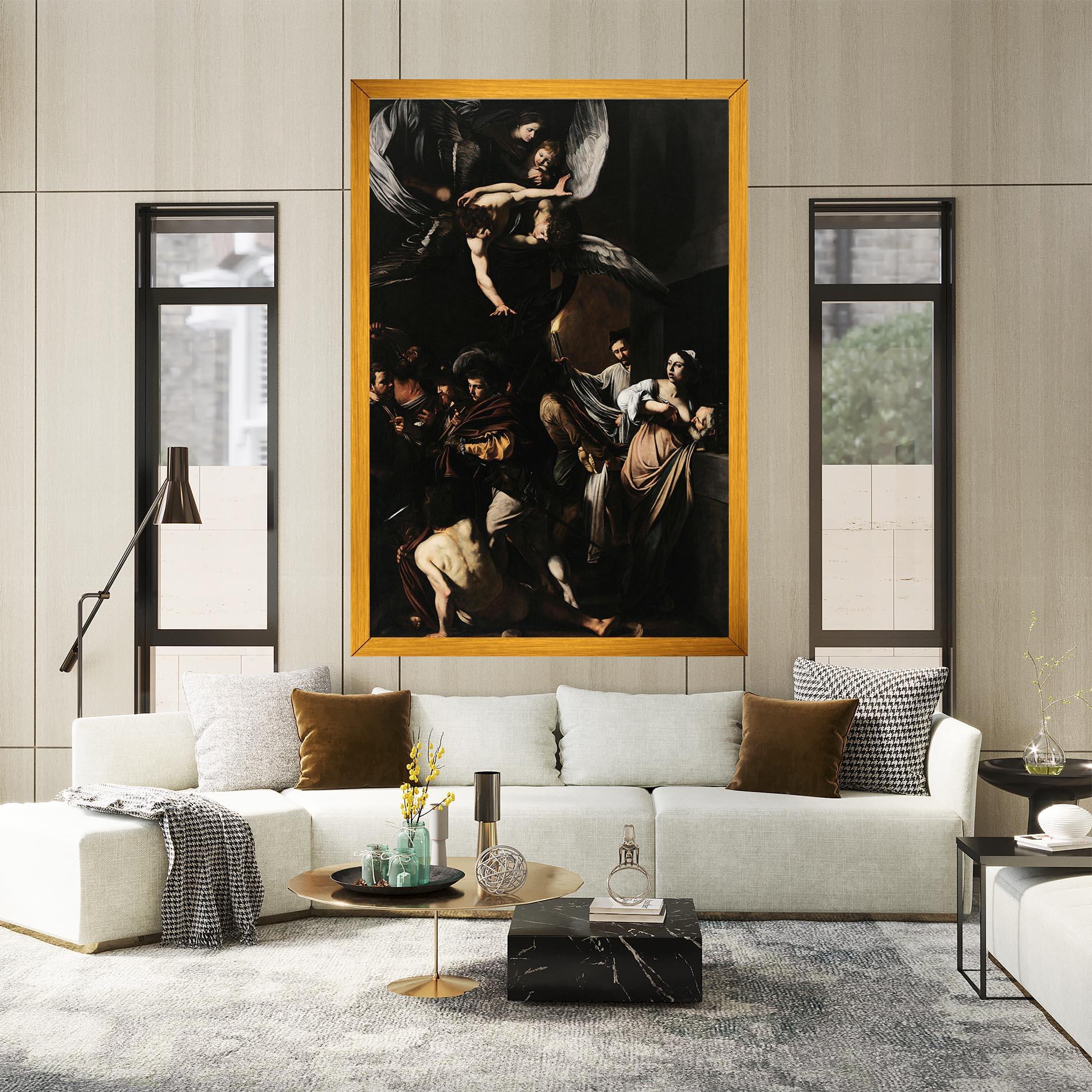 Tablou Canvas Sette Opere Di Misericordia mockup 2