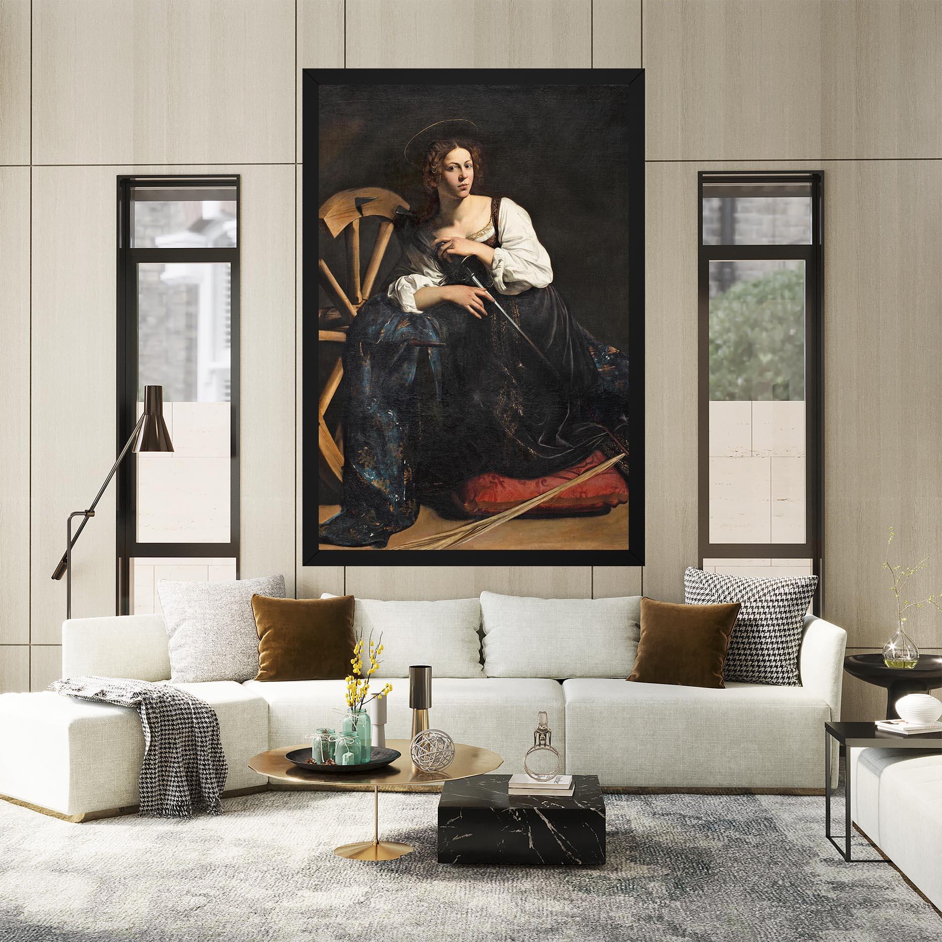 Tablou Canvas Saint Catherine Of Alexandria mockup 2