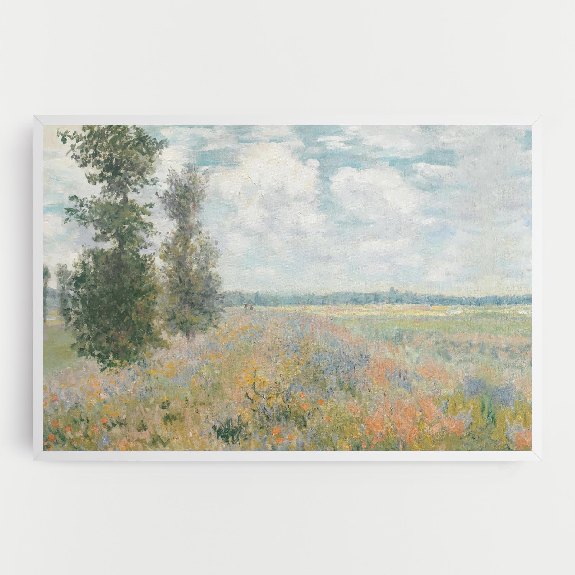Tablou Canvas Monet's Landscape Background mockup 0