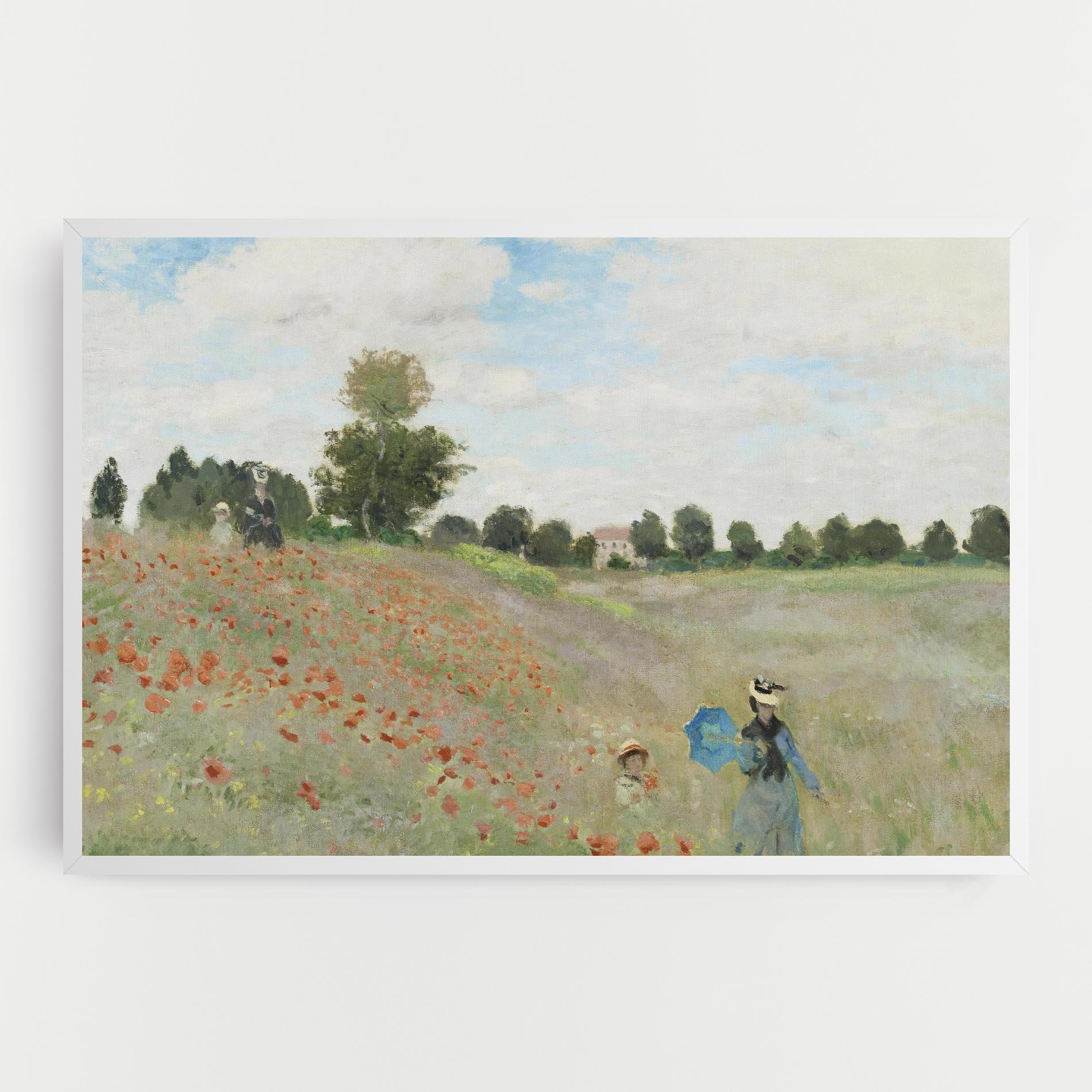 Tablou Canvas Poppy Field Near Argenteuil mockup 0