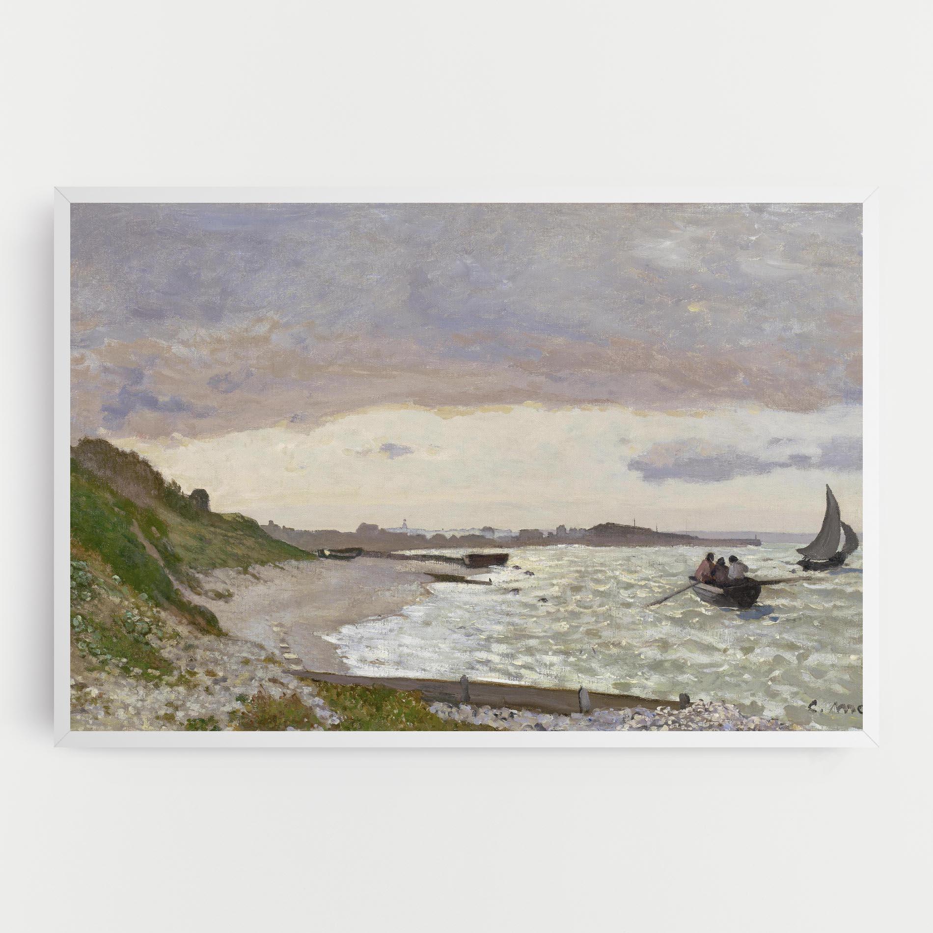 Tablou Canvas Seashore At Sainte Adresse mockup 0