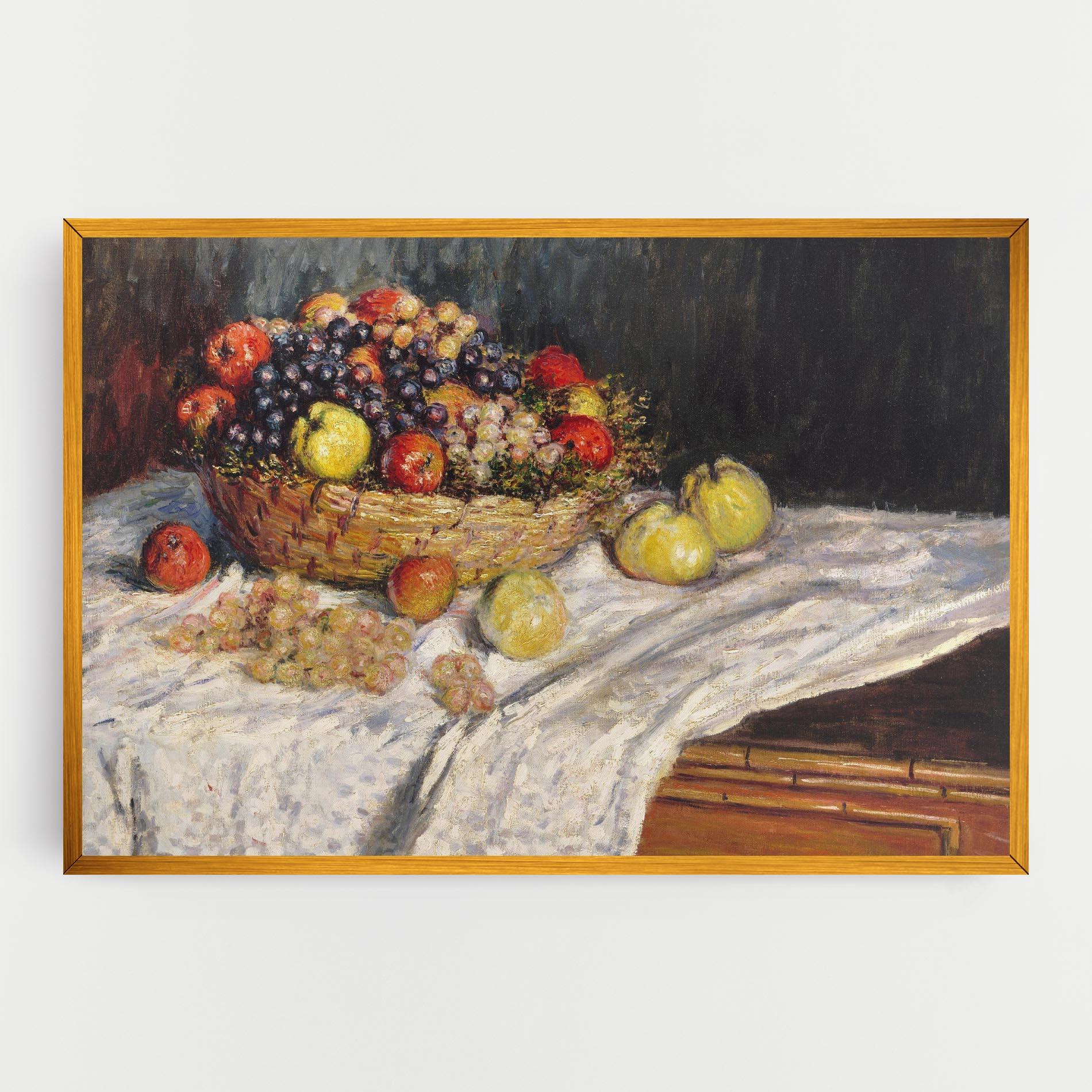 Tablou Canvas Apples And Grapes mockup 0