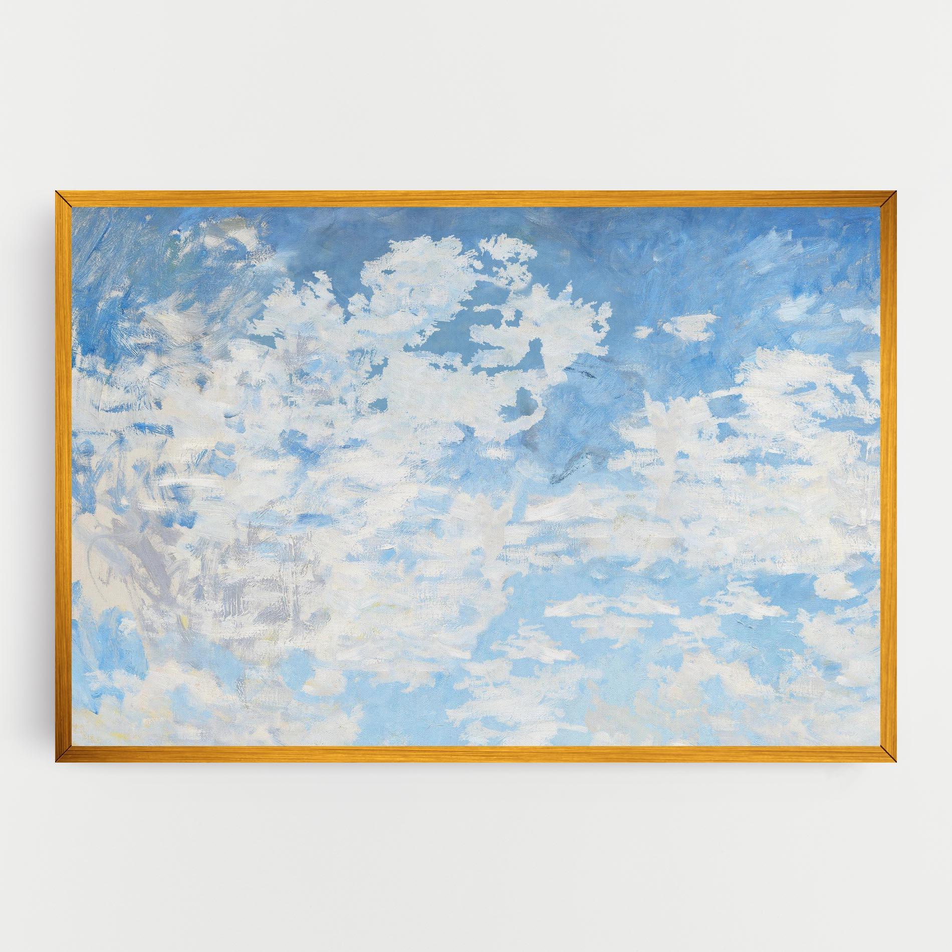 Tablou Canvas Clouds Monet mockup 0