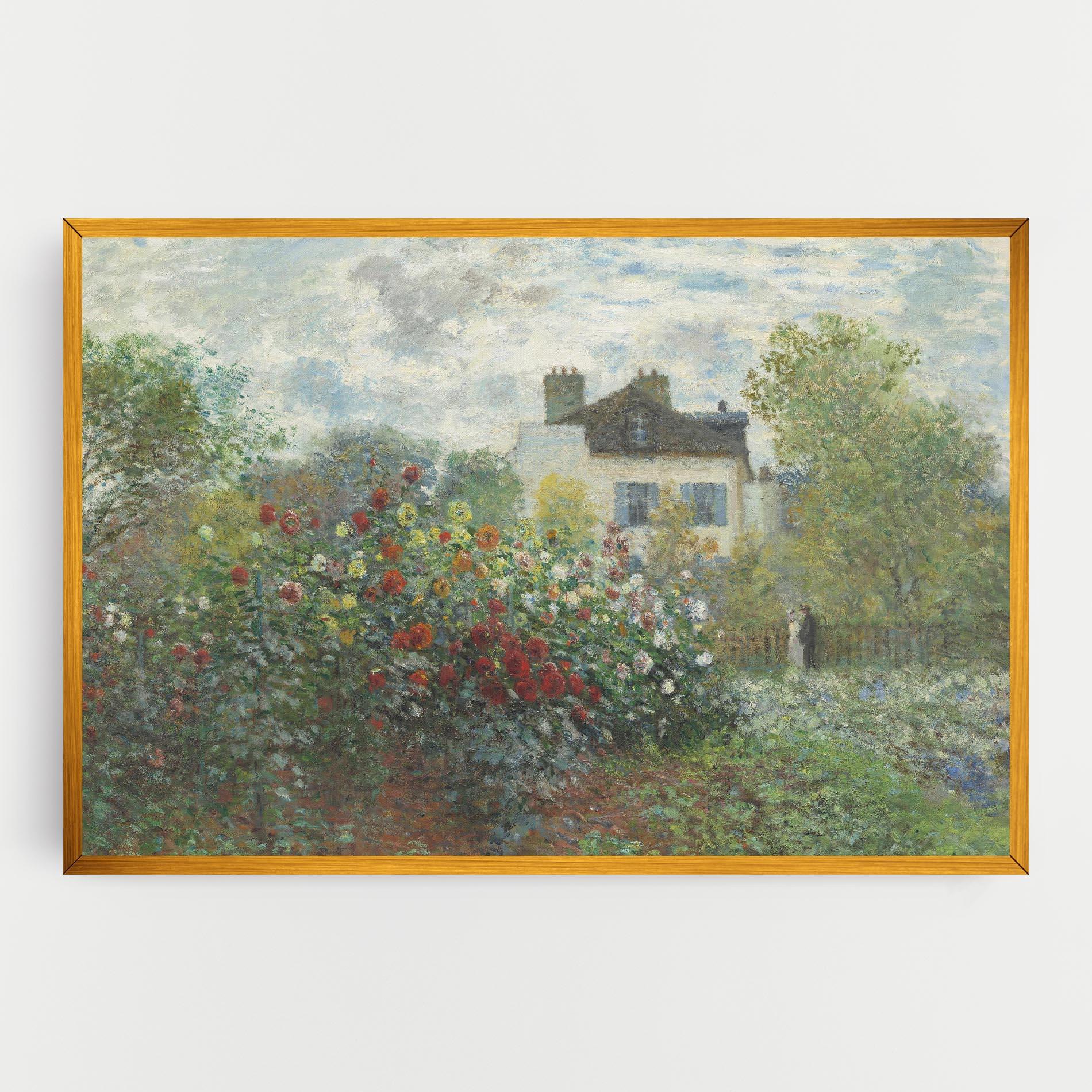 Tablou Canvas Garden In Argenteuilt mockup 0