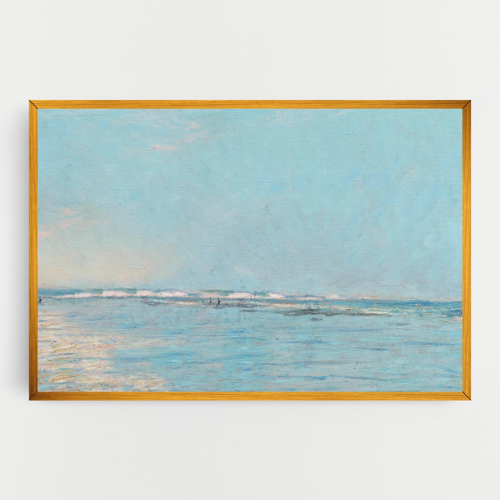 Tablou Canvas Monet's Beach mockup 0