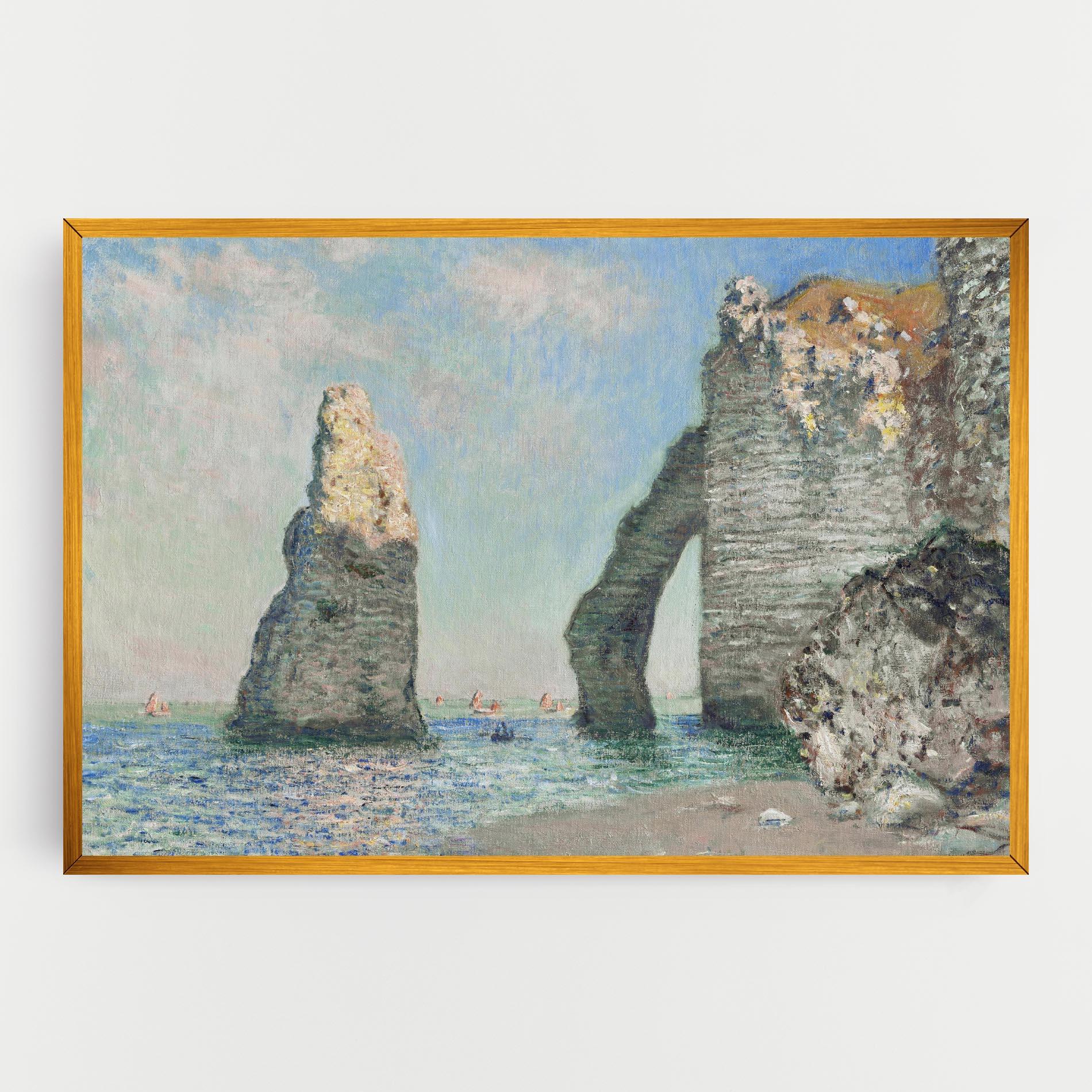 Tablou Canvas The Cliffs At Etretat mockup 0